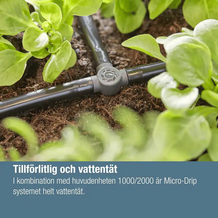 T-koppling Gardena Micro-Drip 4,6 mm (3/16")