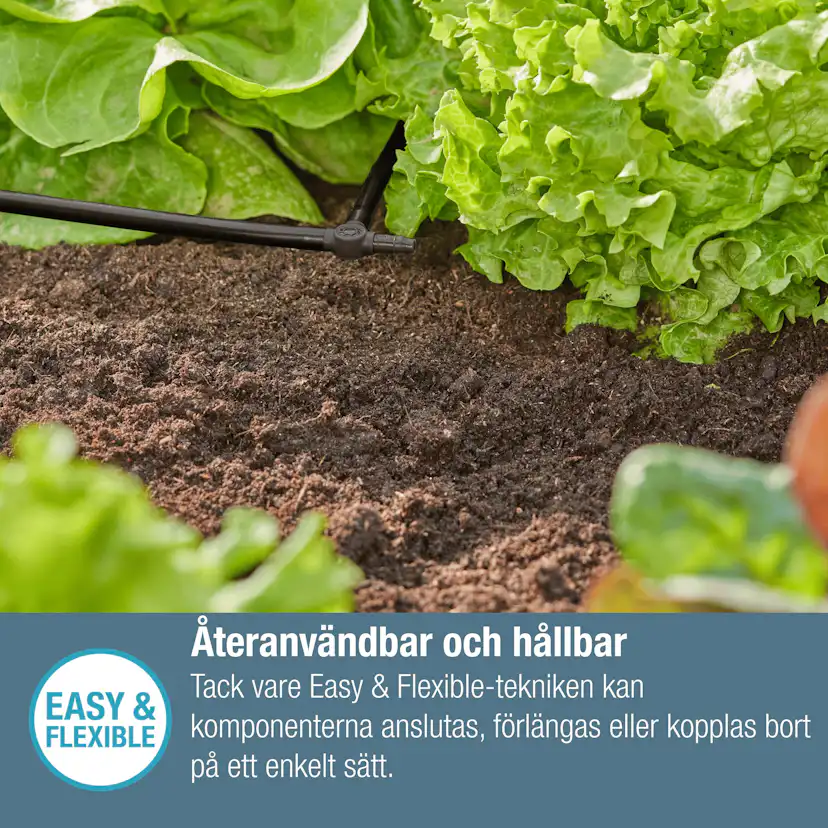 T-koppling Gardena Micro-Drip 4,6 mm (3/16")