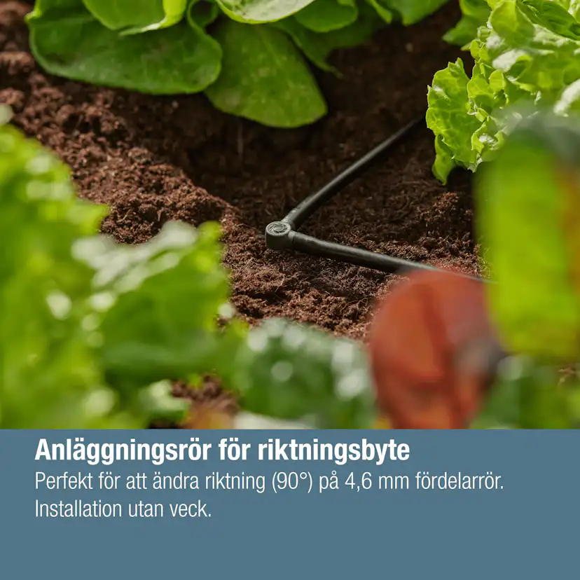 L-koppling Gardena Micro-Drip 4,6 mm