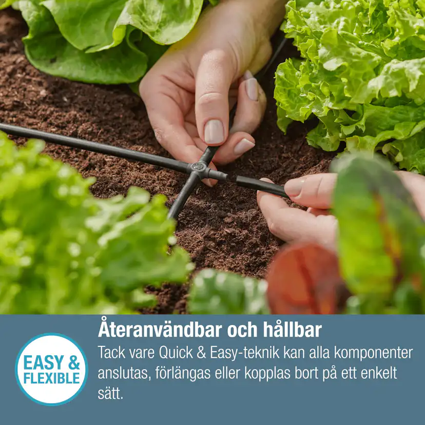 Krysskoppling Gardena Micro-Drip 4,6 mm