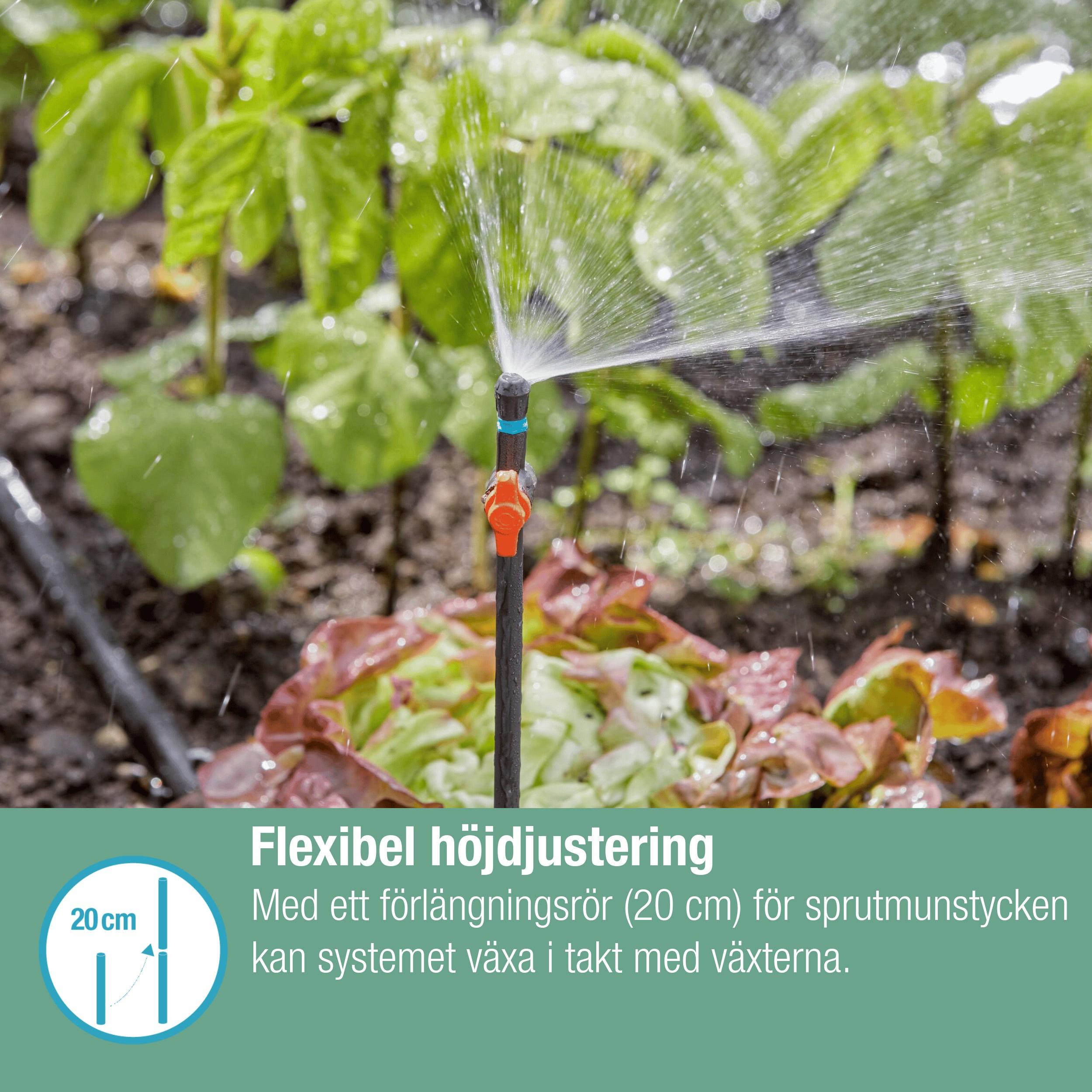 Sprinkler Gardena Micro 90°