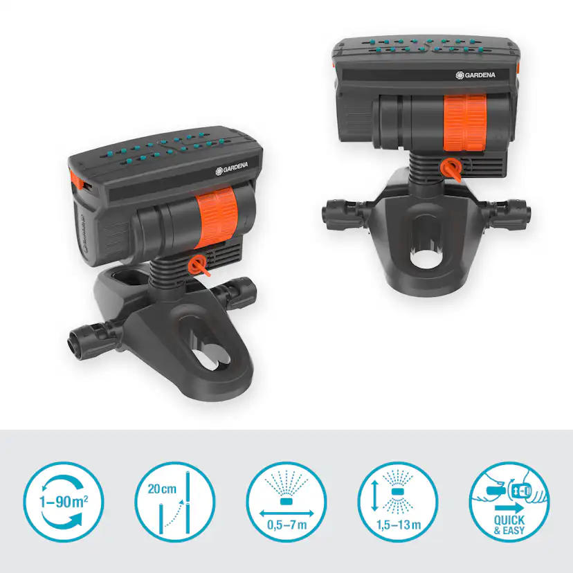 Rektangulärspridare Gardena Micro-Drip OS 90