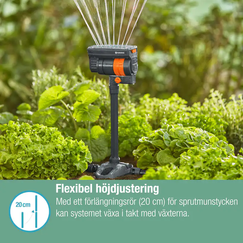 Rektangulärspridare Gardena Micro-Drip OS 90