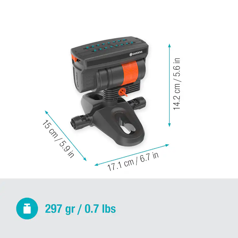 Rektangulärspridare Gardena Micro-Drip OS 90