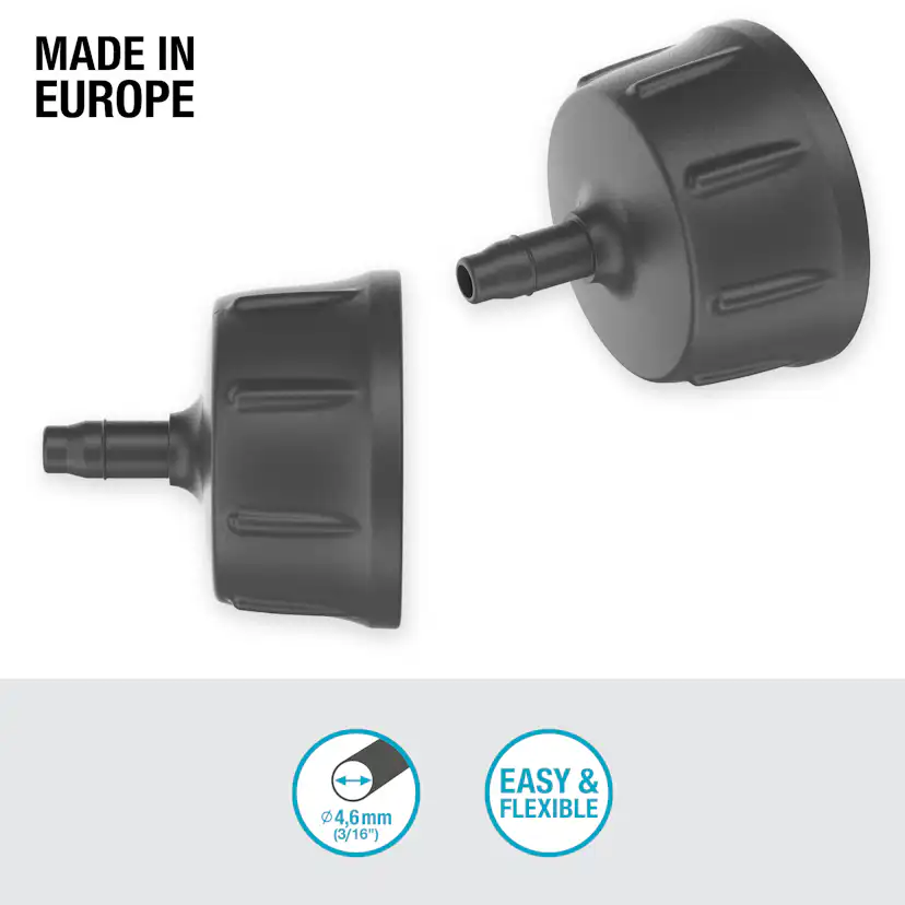 Krankoppling Gardena Micro-Drip 4,6 mm G 3/4"