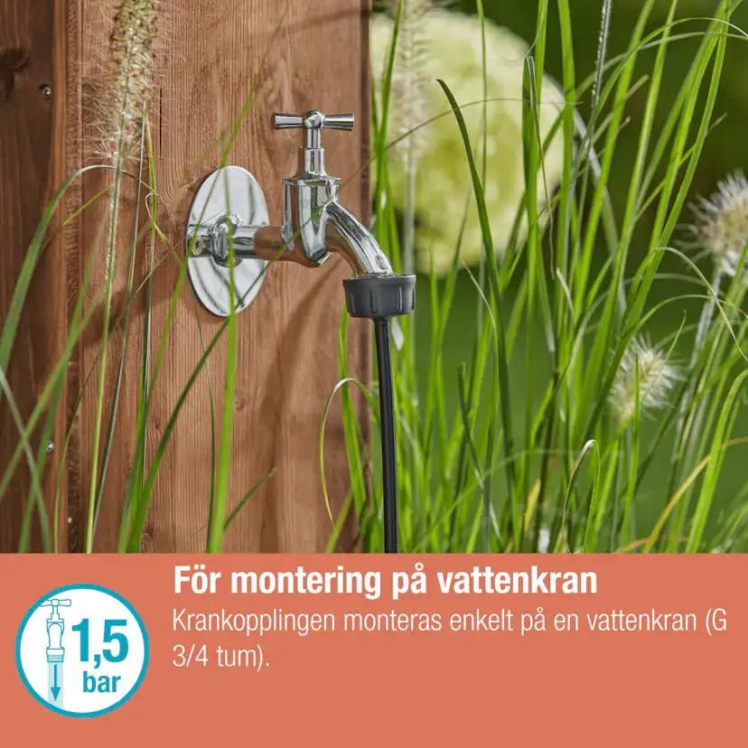 Krankoppling Gardena Micro-Drip 4,6 mm G 3/4"