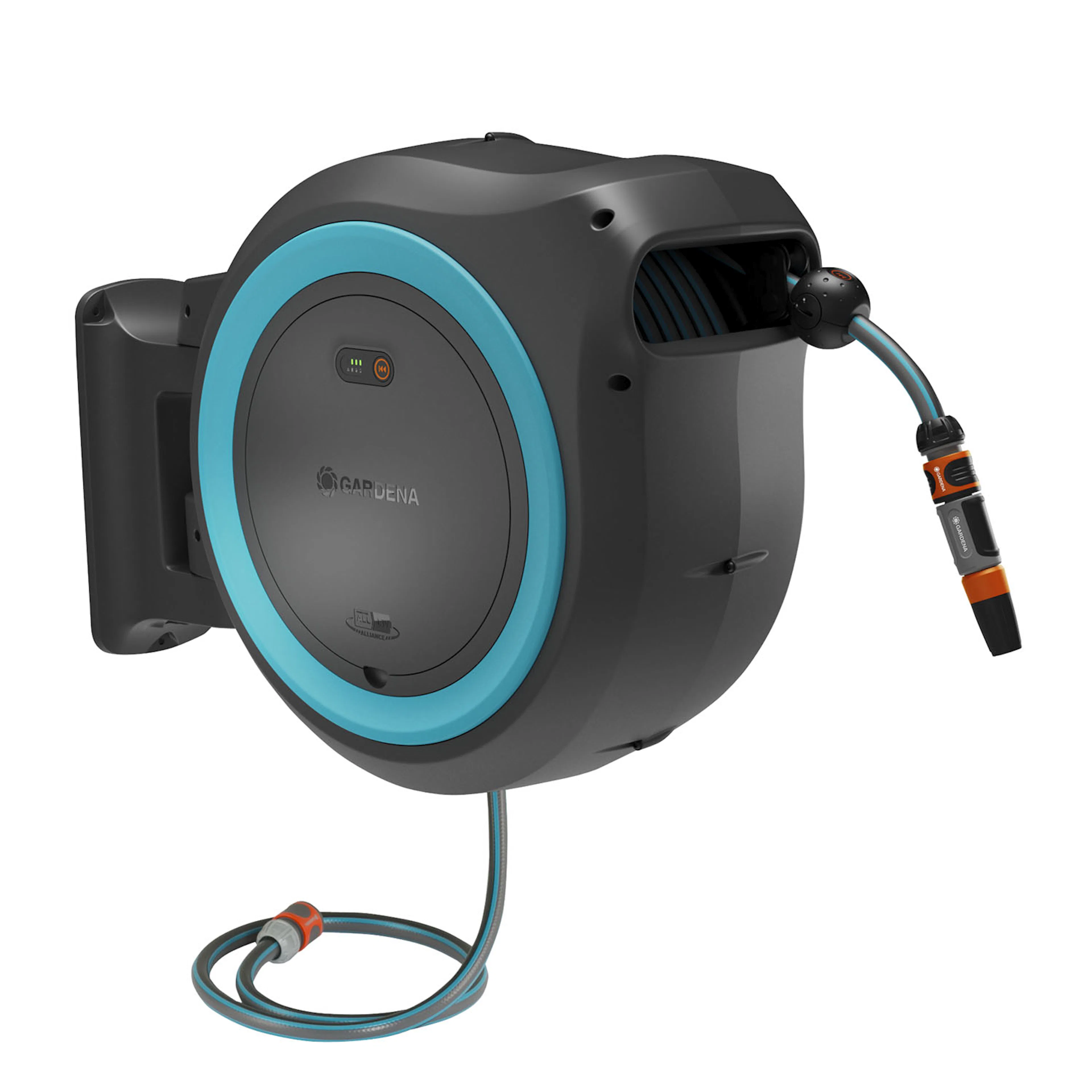 Slangbox Gardena Batteridriven PowerRoll XL 35 m Med Batteri & Laddare