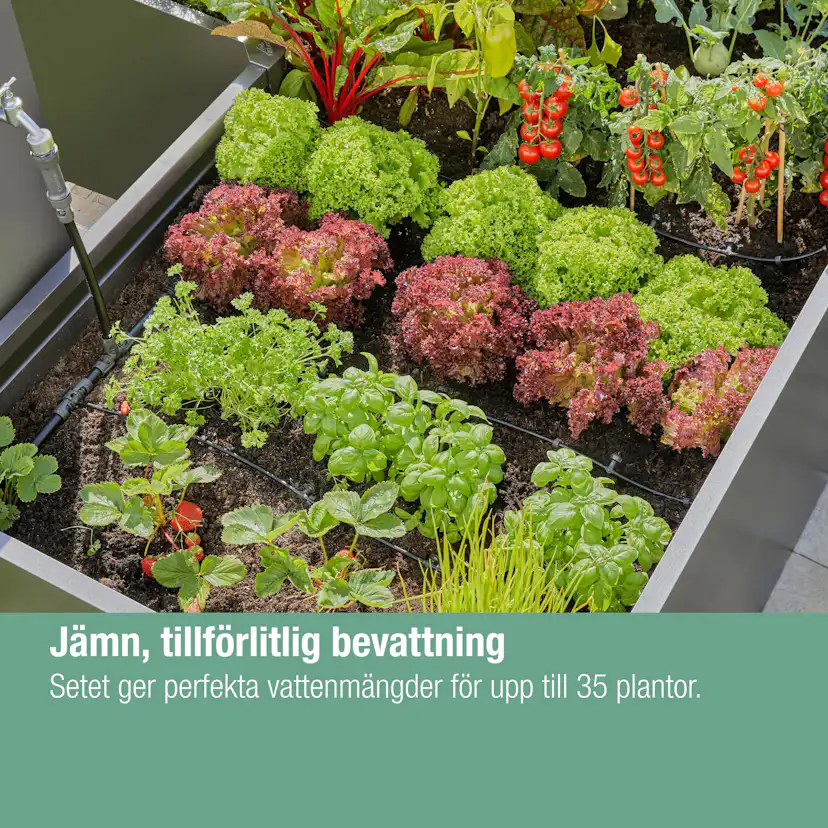 Bevattningsset Gardena Micro-Drip För Pallkragar