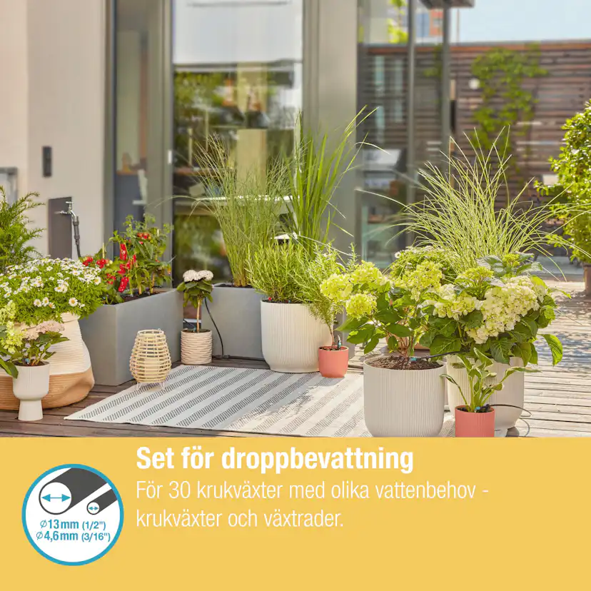 Startset Gardena Micro-Drip Terrass 30 Plantor