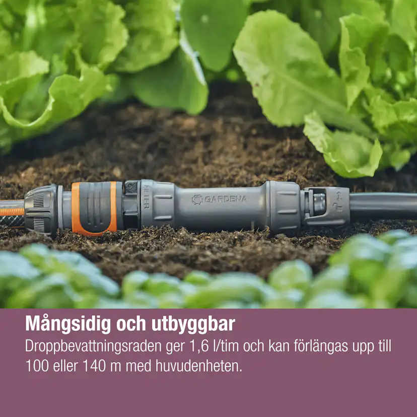Droppslang Gardena Micro-Drip Set 25 m Ovan och Under Jord