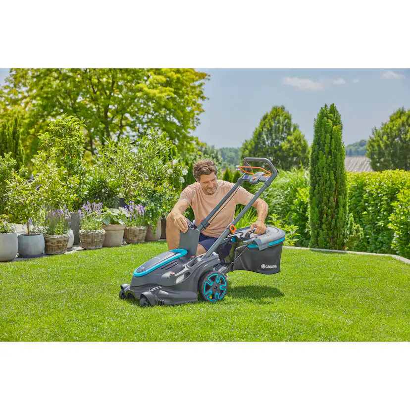 Gräsklippare Gardena PowerMax Duo 46/36V Set 2.5