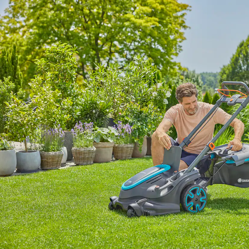 Gräsklippare Gardena PowerMax Duo 46/36V Utan Batteri & Laddare