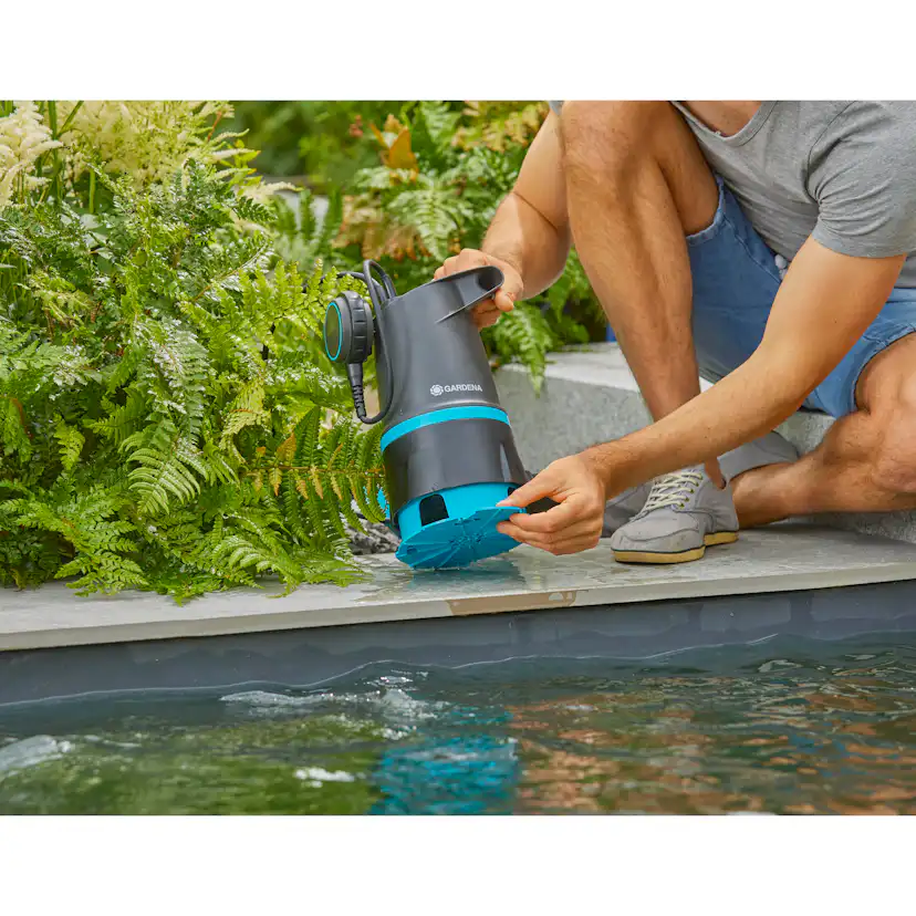 Spillvattenpump Gardena Basic 20000 För Rent & Smutsigt Vatten