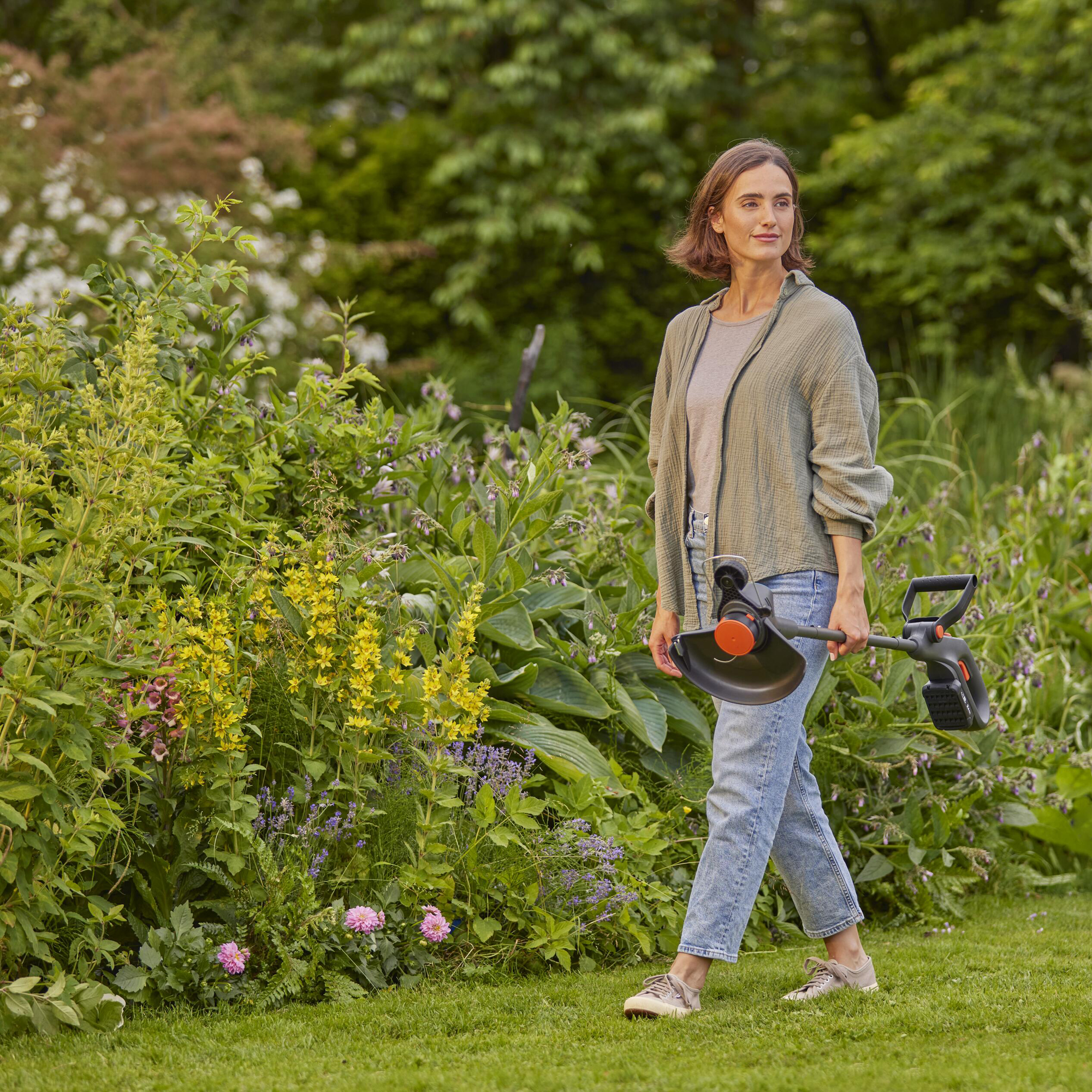 Trimmer Gardena EasyTrim 25/18V P4A Med Batteri & Laddare