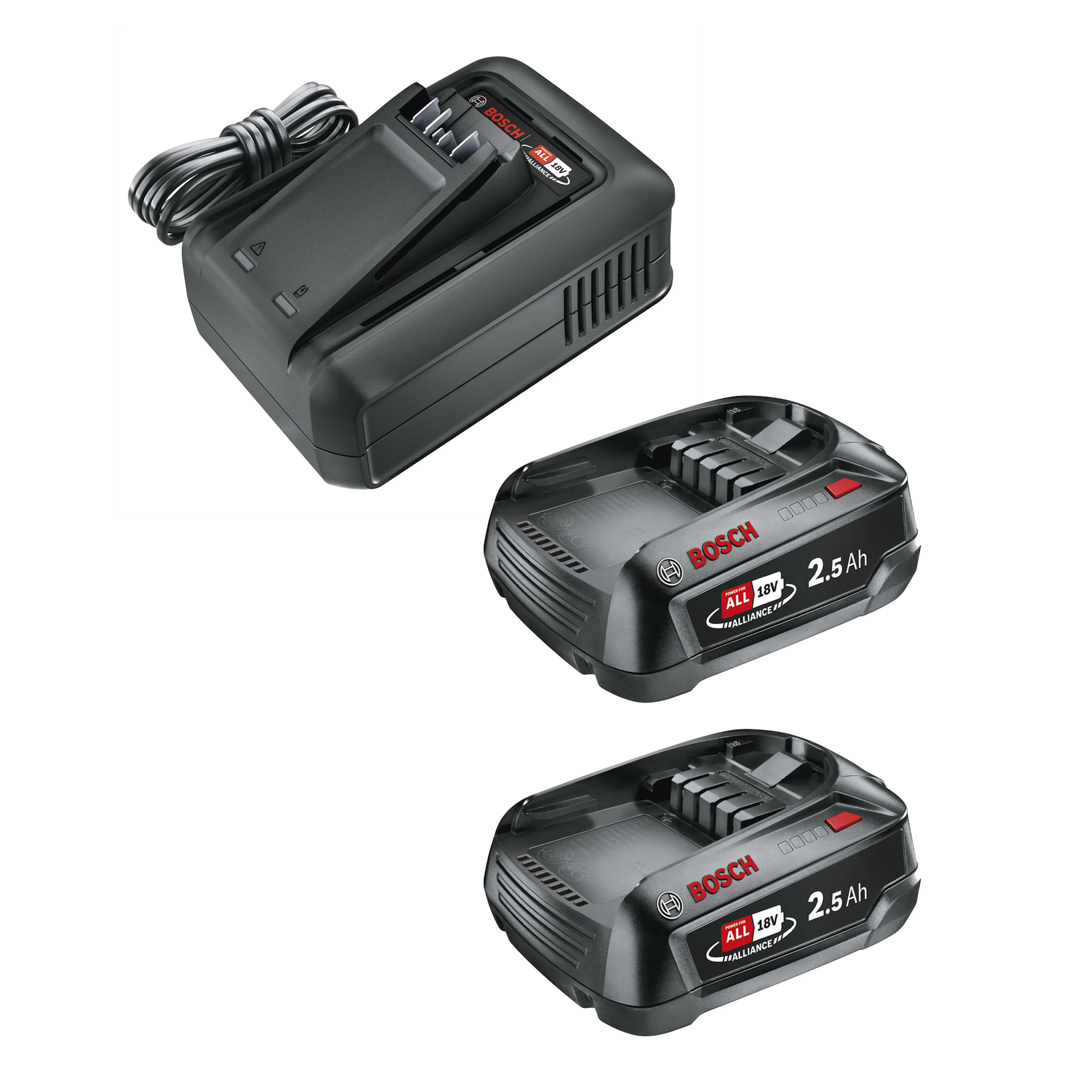 Startkit Gardena P4A QC AL18V-44 + 2x2,5 Ah