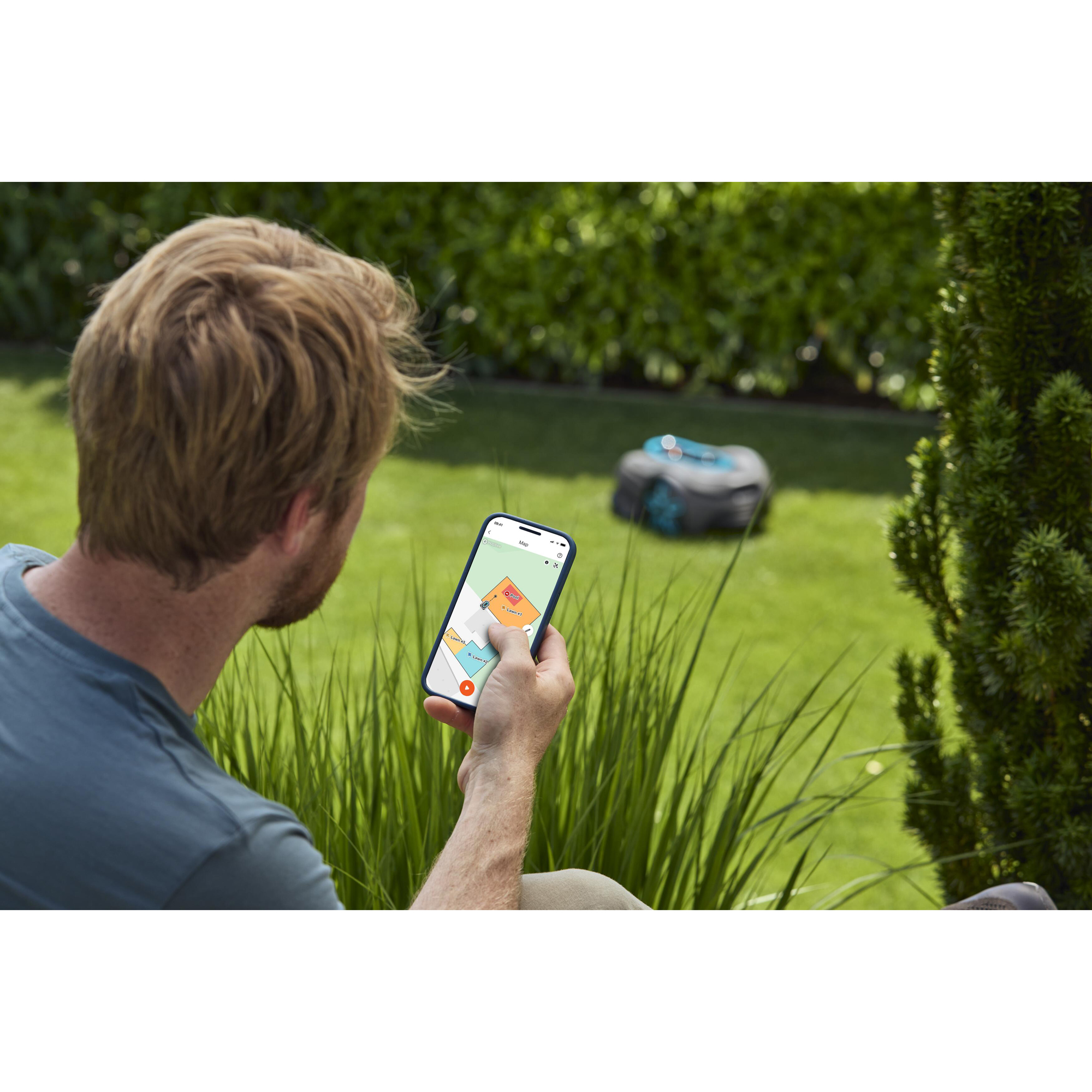 Robotgräsklippare Gardena Smart Sileno Sense 600 Utan Slinga