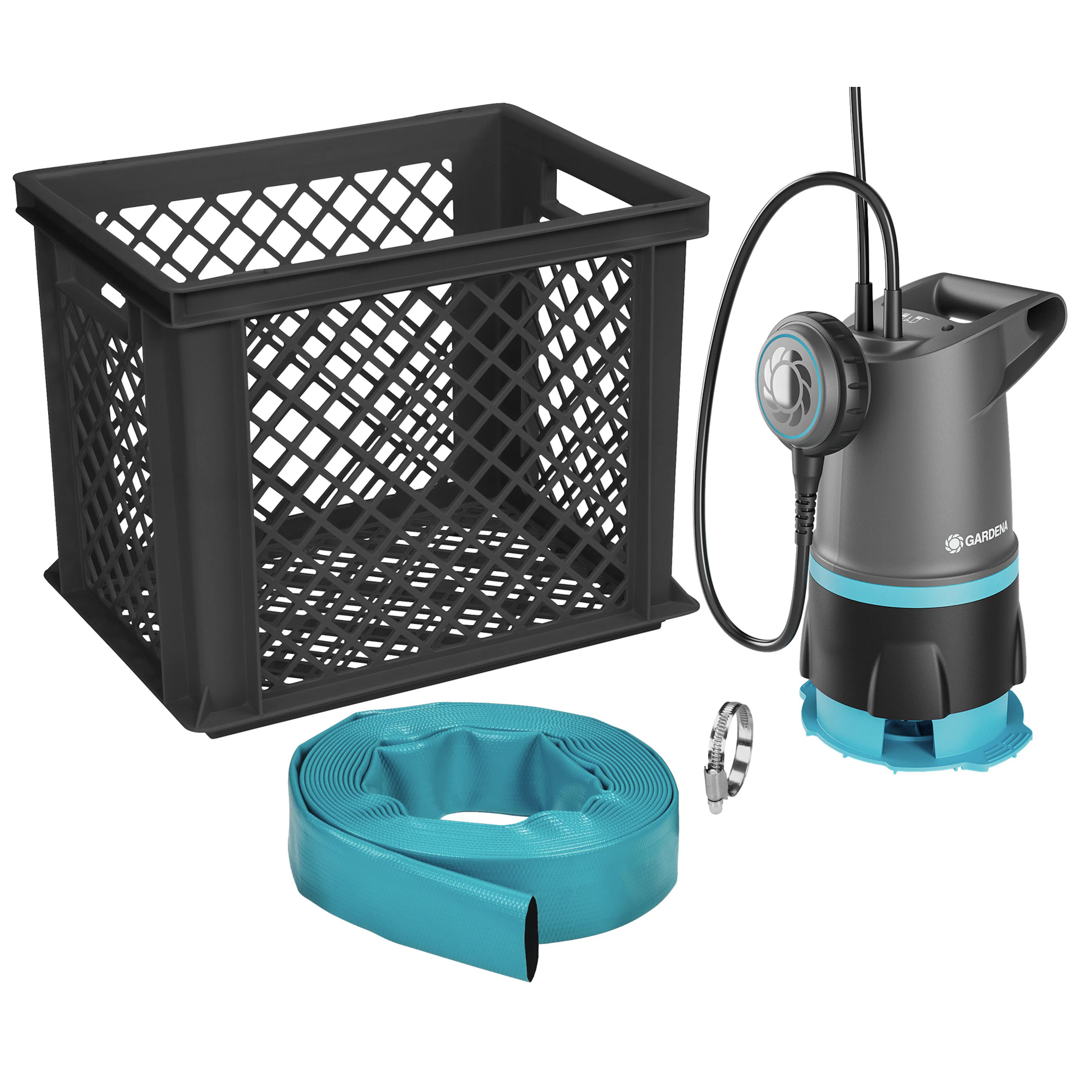 Pump Gardena 20000 Basic Dränkbar Set För Rent & Smutsigt Vatten