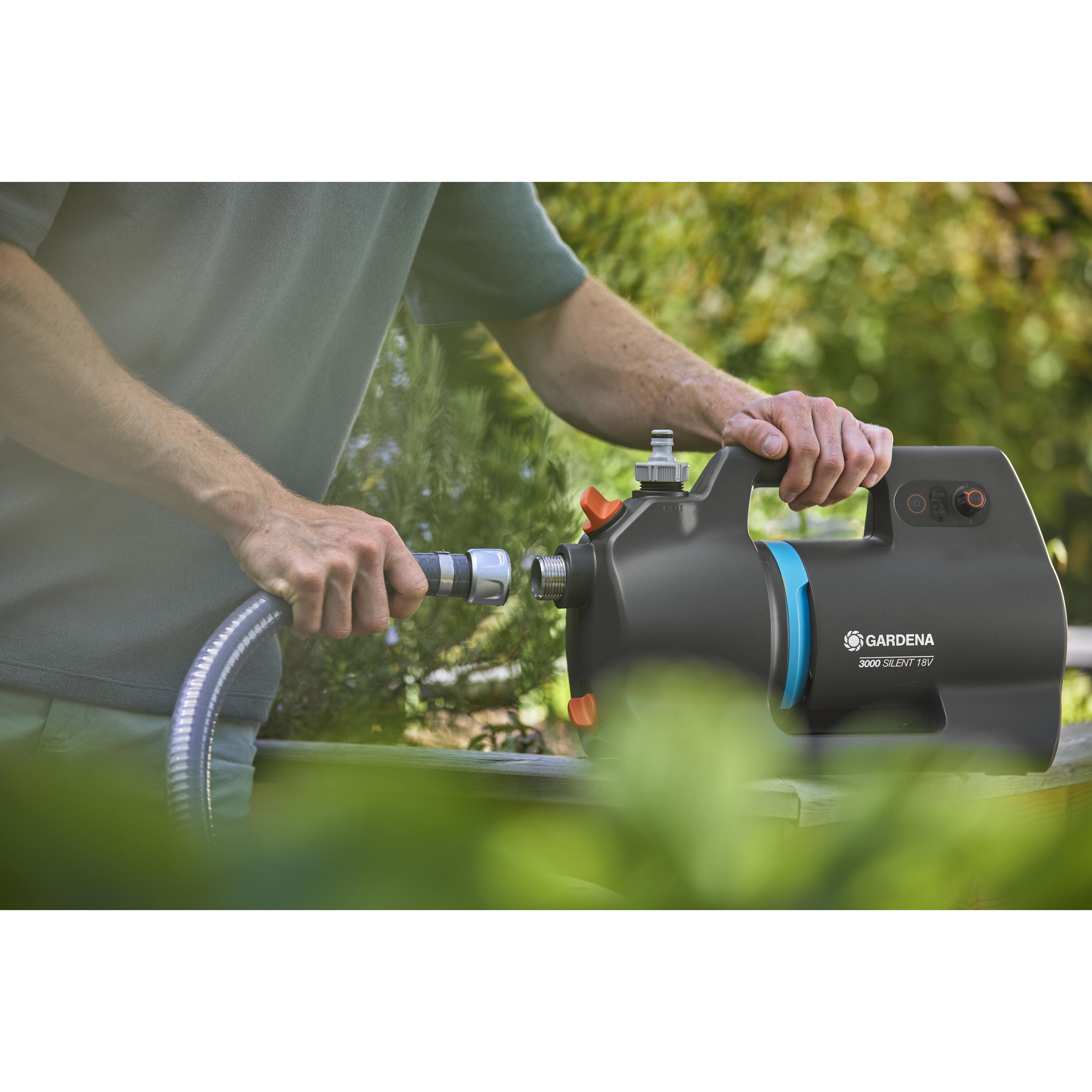 Pump Gardena 3000 Silent 18V P4A Batteridriven Trädgårdspump
