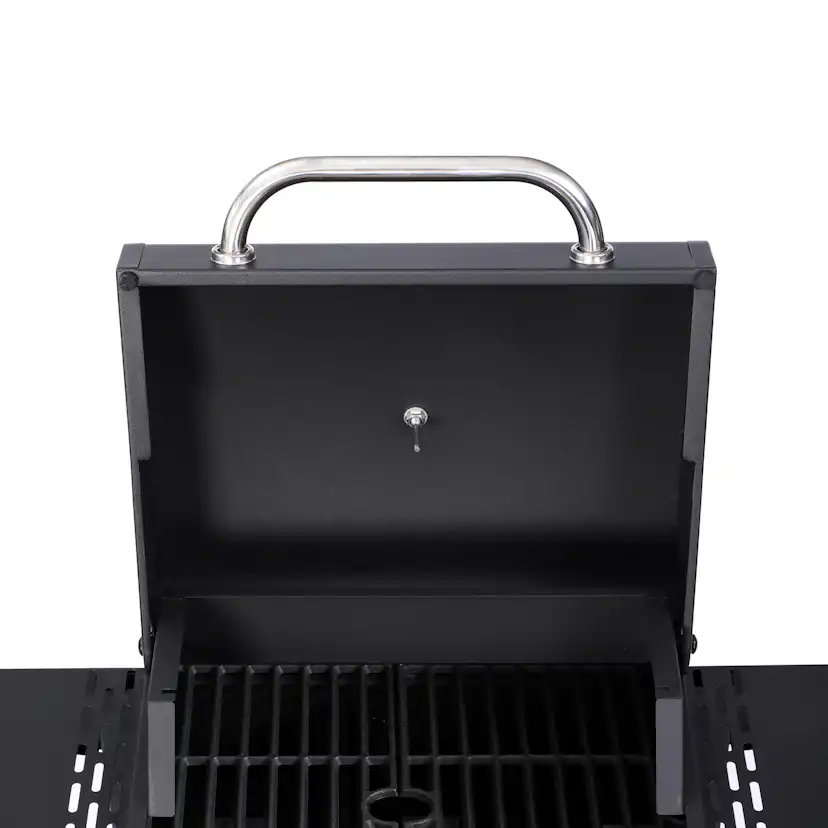 Gasolgrill Dose Barbeque Svart Med 2 Brännare