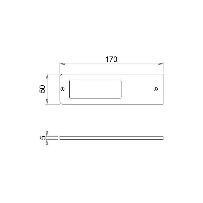LED-Spot Beslag Design Vega SDM 24V/5W 2700 K