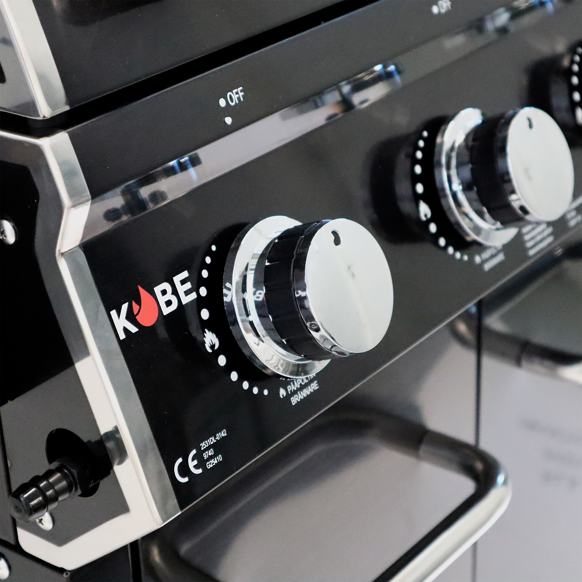 Gasolgrill Kobe Premium 4+1 Svart