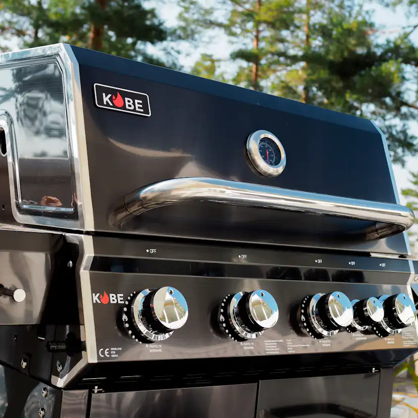 Gasolgrill Kobe Premium 4+1 Svart