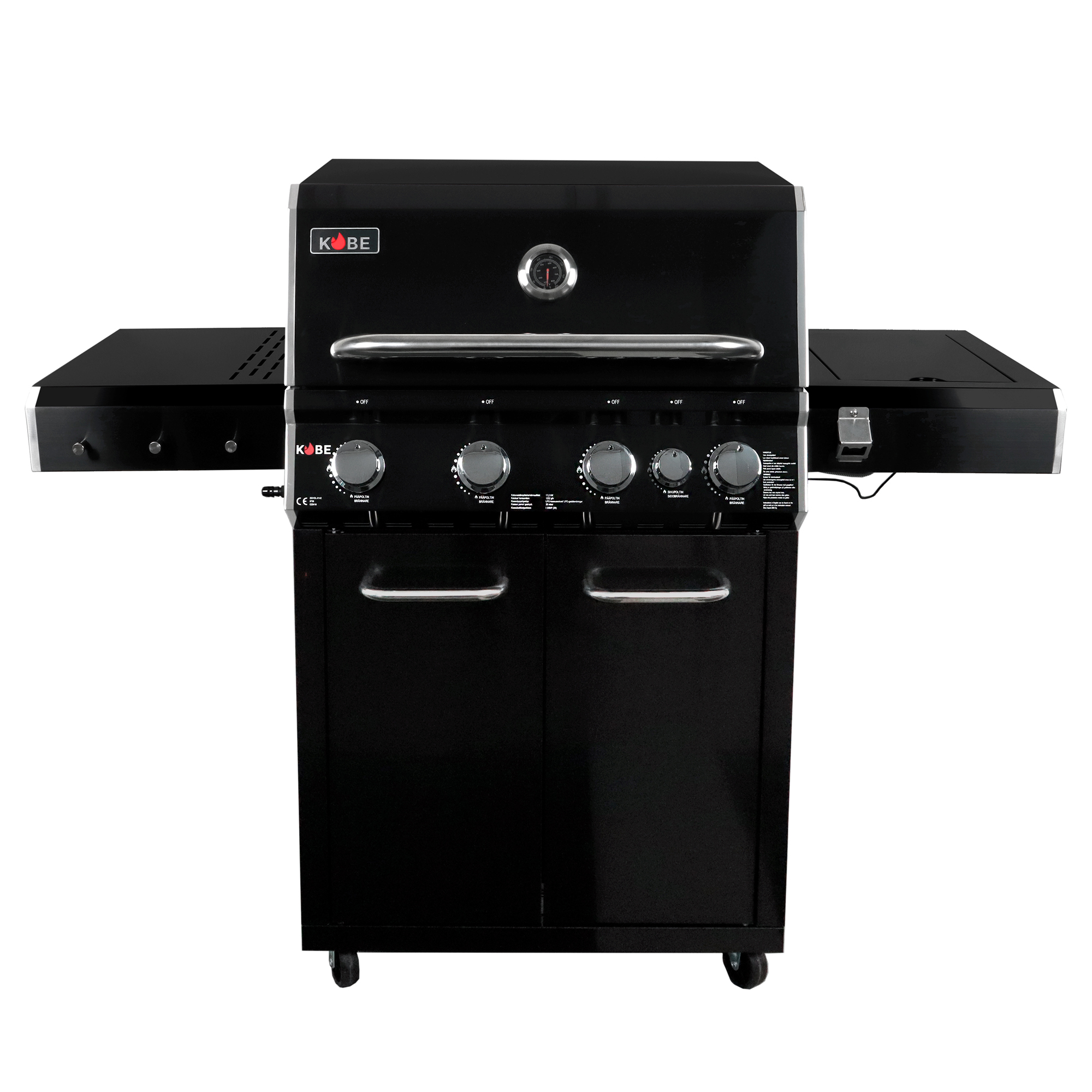 Gasolgrill Kobe Premium 4+1 Svart