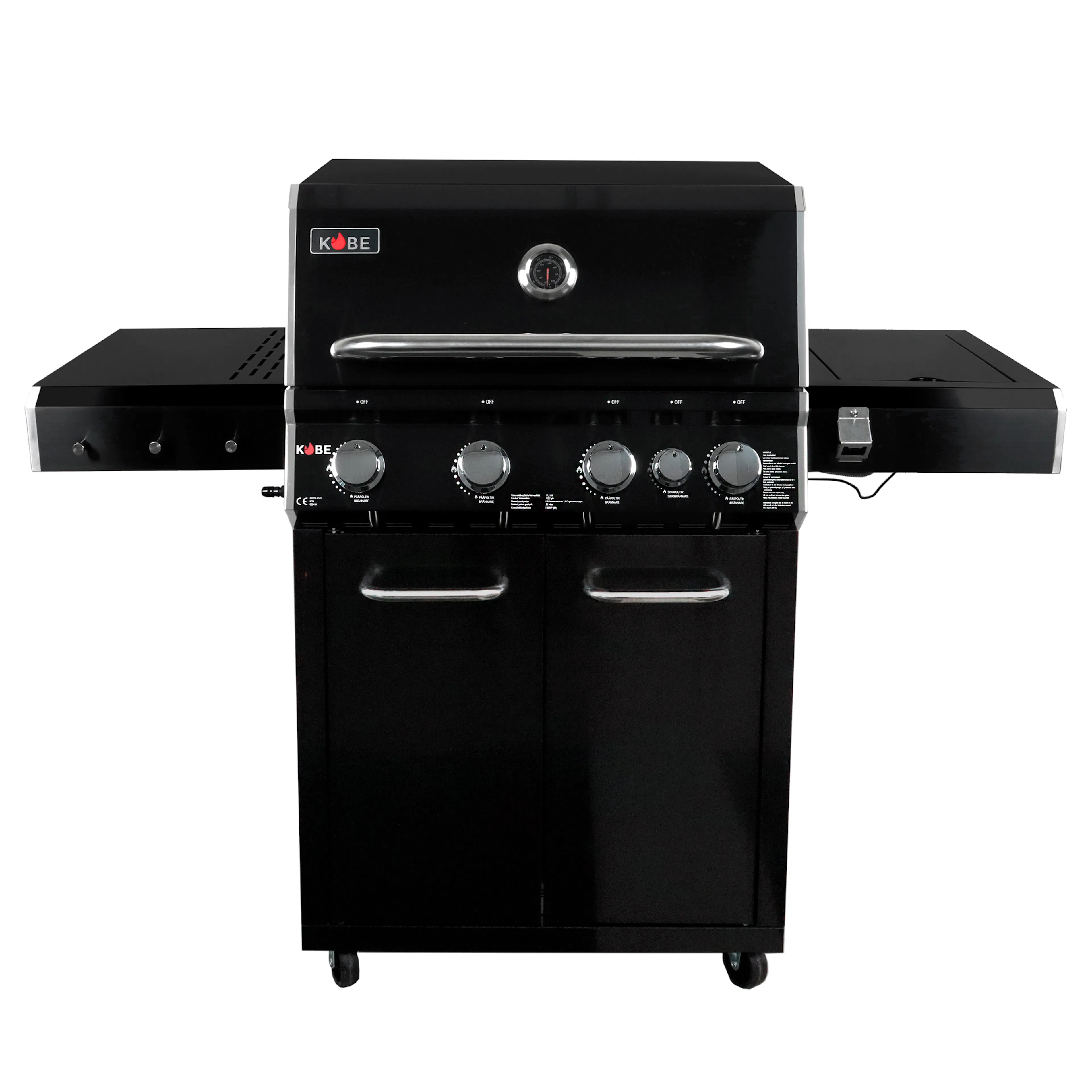 Gasolgrill Kobe Premium 4+1 Svart