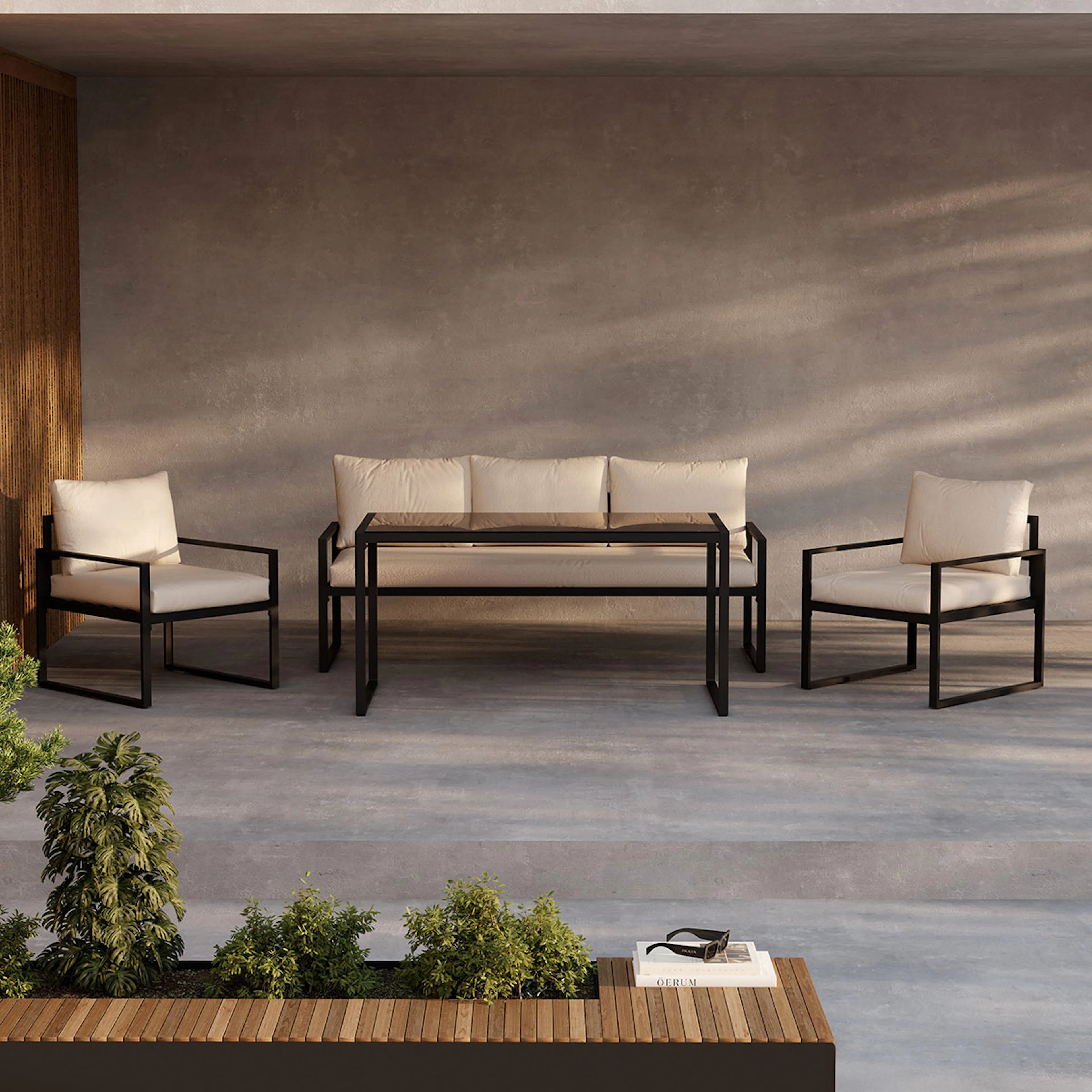 Loungegrupp Venture Home Catania Utomhus