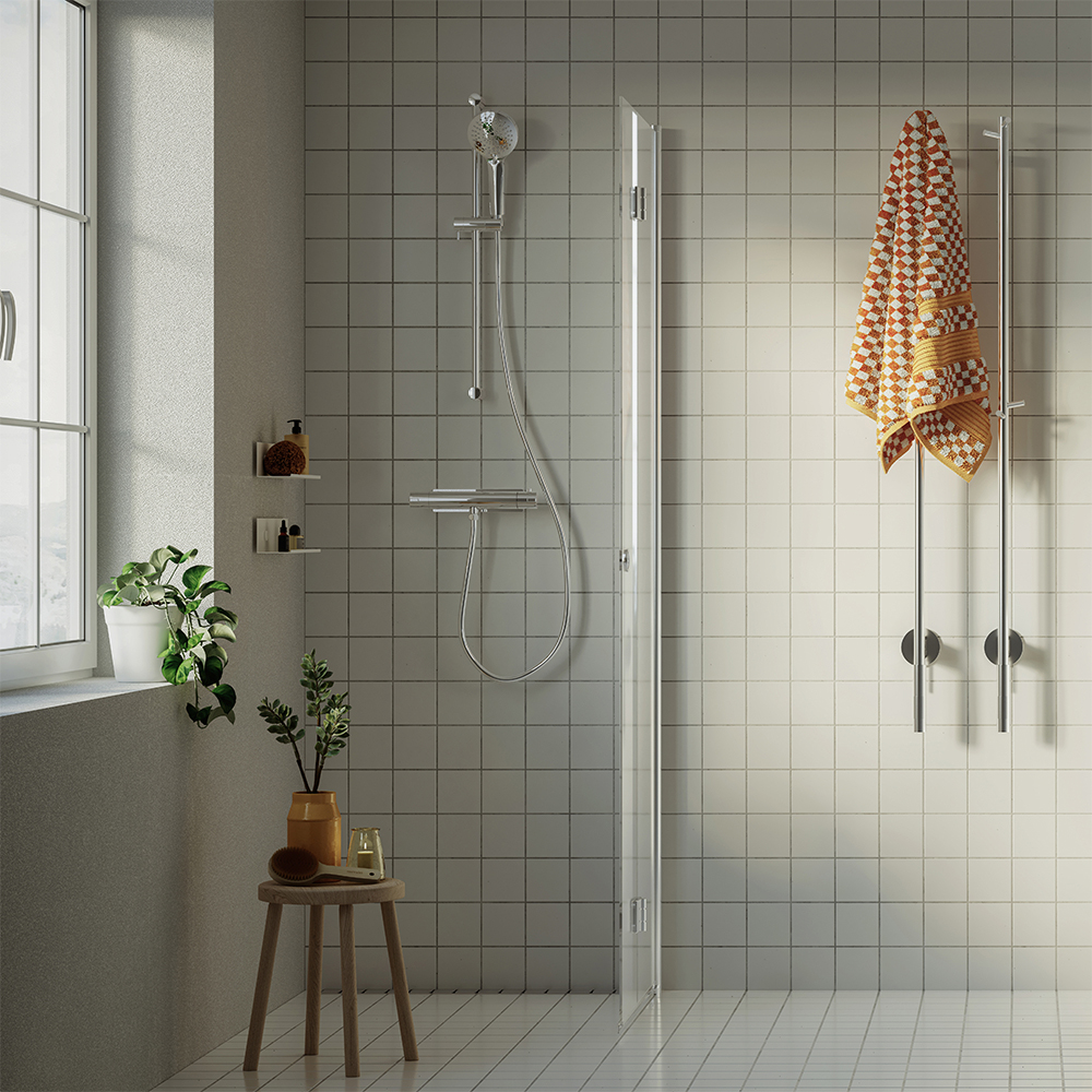 Duschset Svedbergs Spika med Termostatblandare