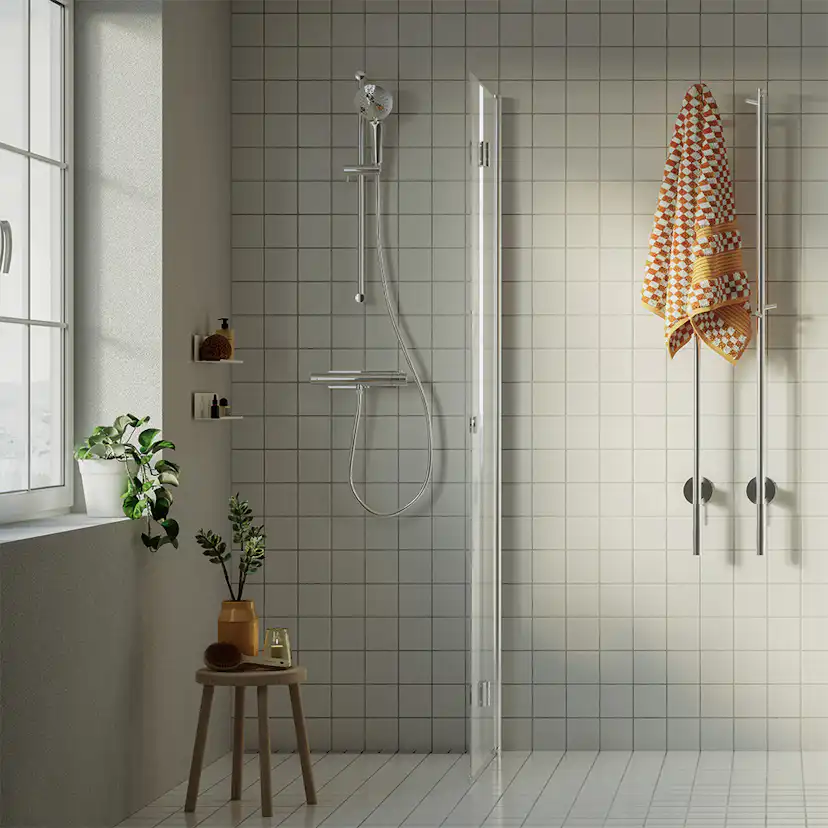 Duschset Svedbergs Spika med Termostatblandare