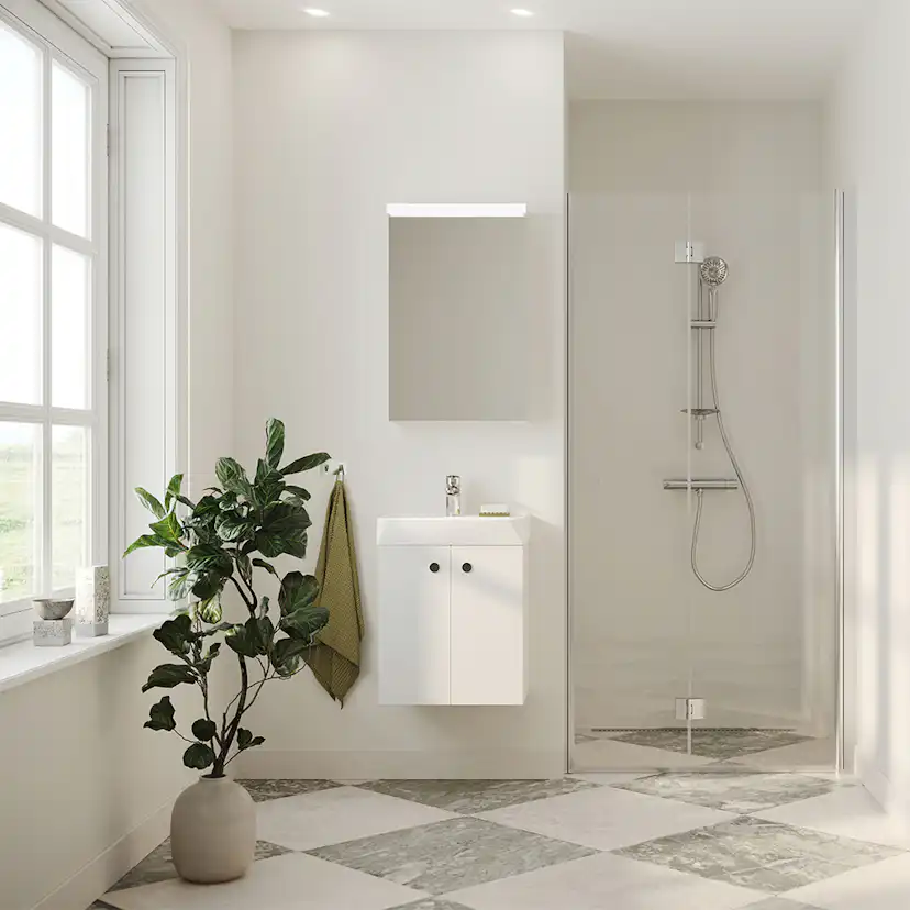 Duschset Svedbergs Spika med Termostatblandare