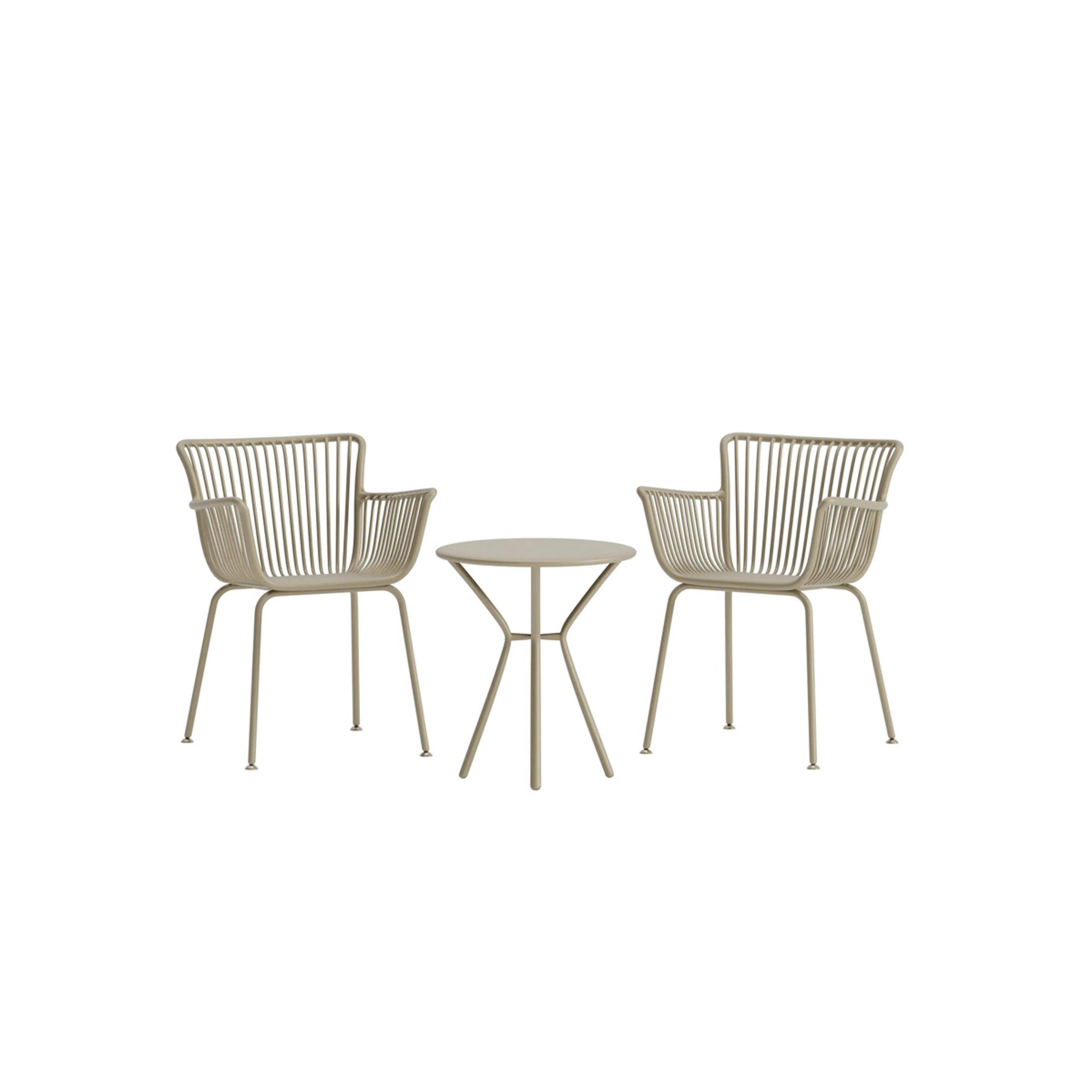 Caféset Venture Home Sifnos 2st Fåtöljer med Sidobord