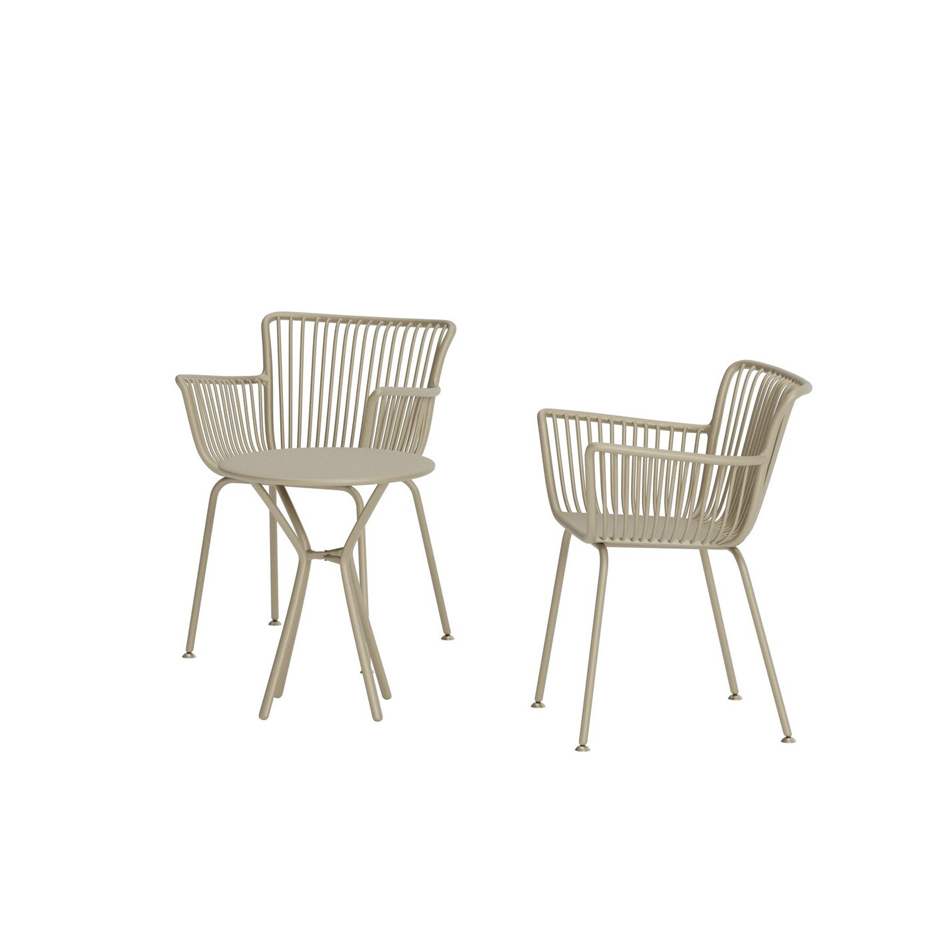 Caféset Venture Home Sifnos 2st Fåtöljer med Sidobord