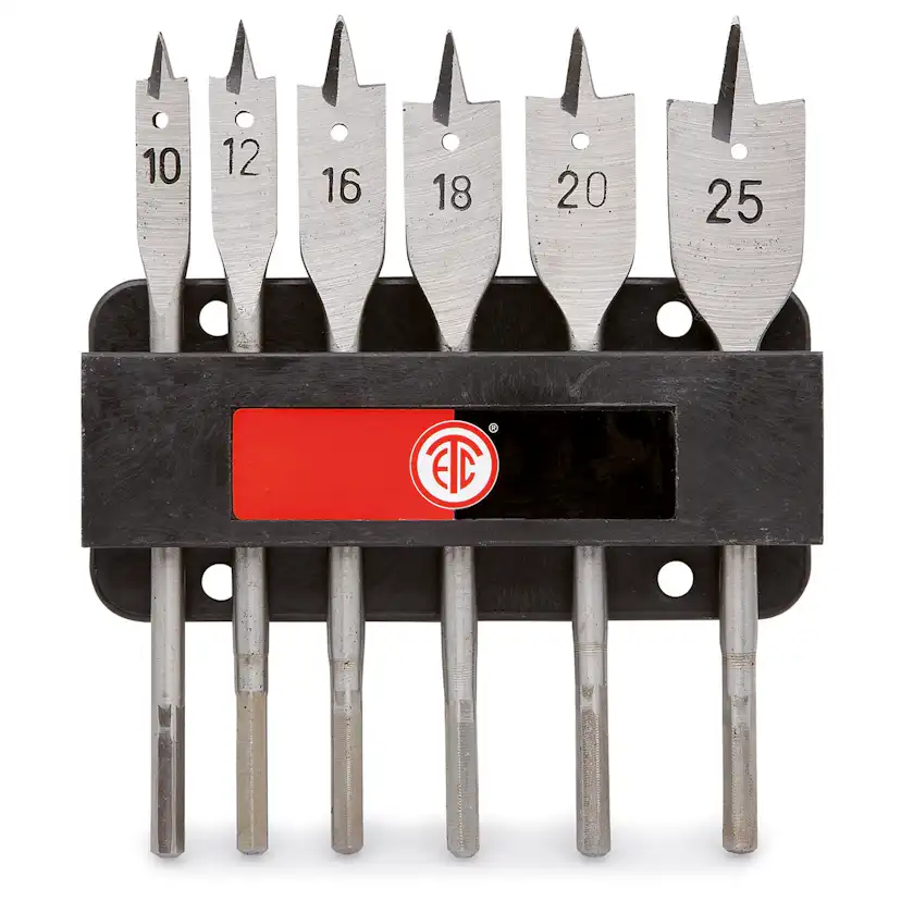 Flatborrsats ETC 10-25 mm