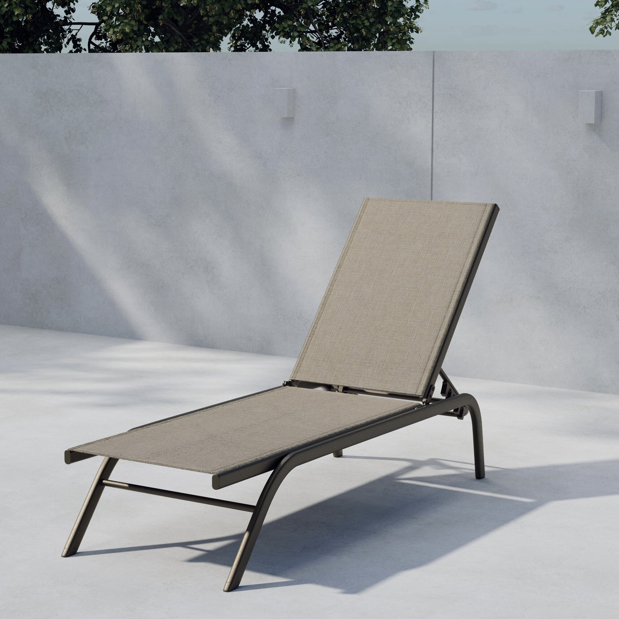 Solsäng Venture Home Kastos Justerbar Rygg