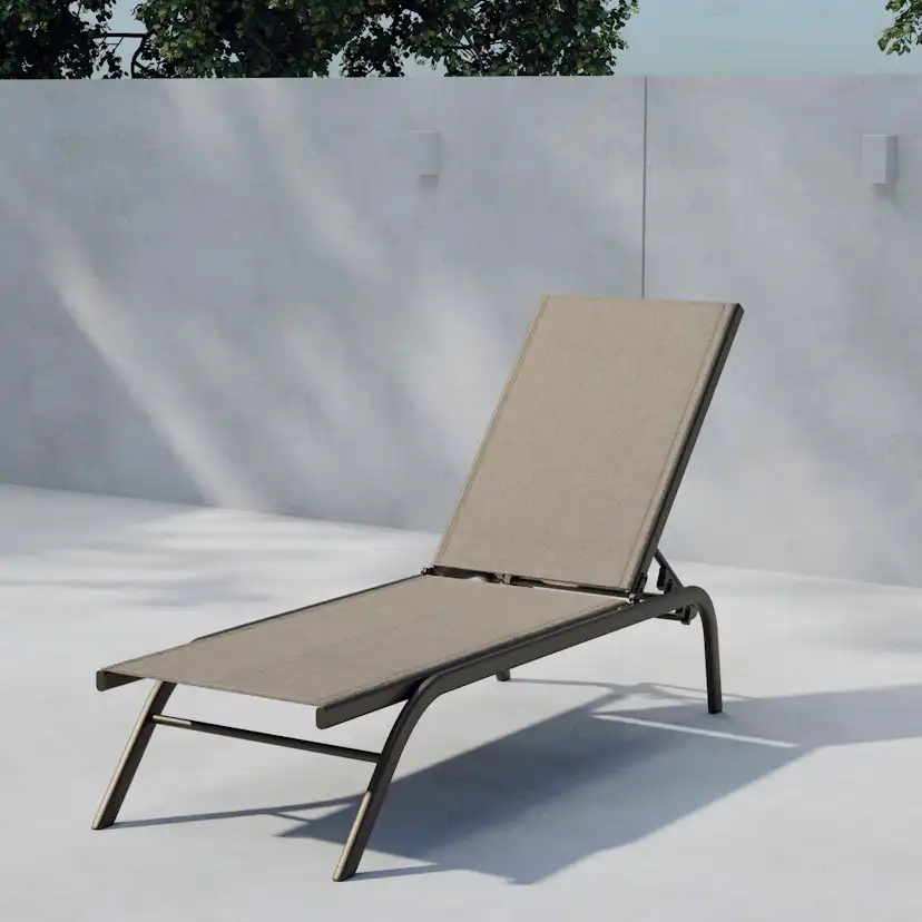 Solsäng Venture Home Kastos Justerbar Rygg