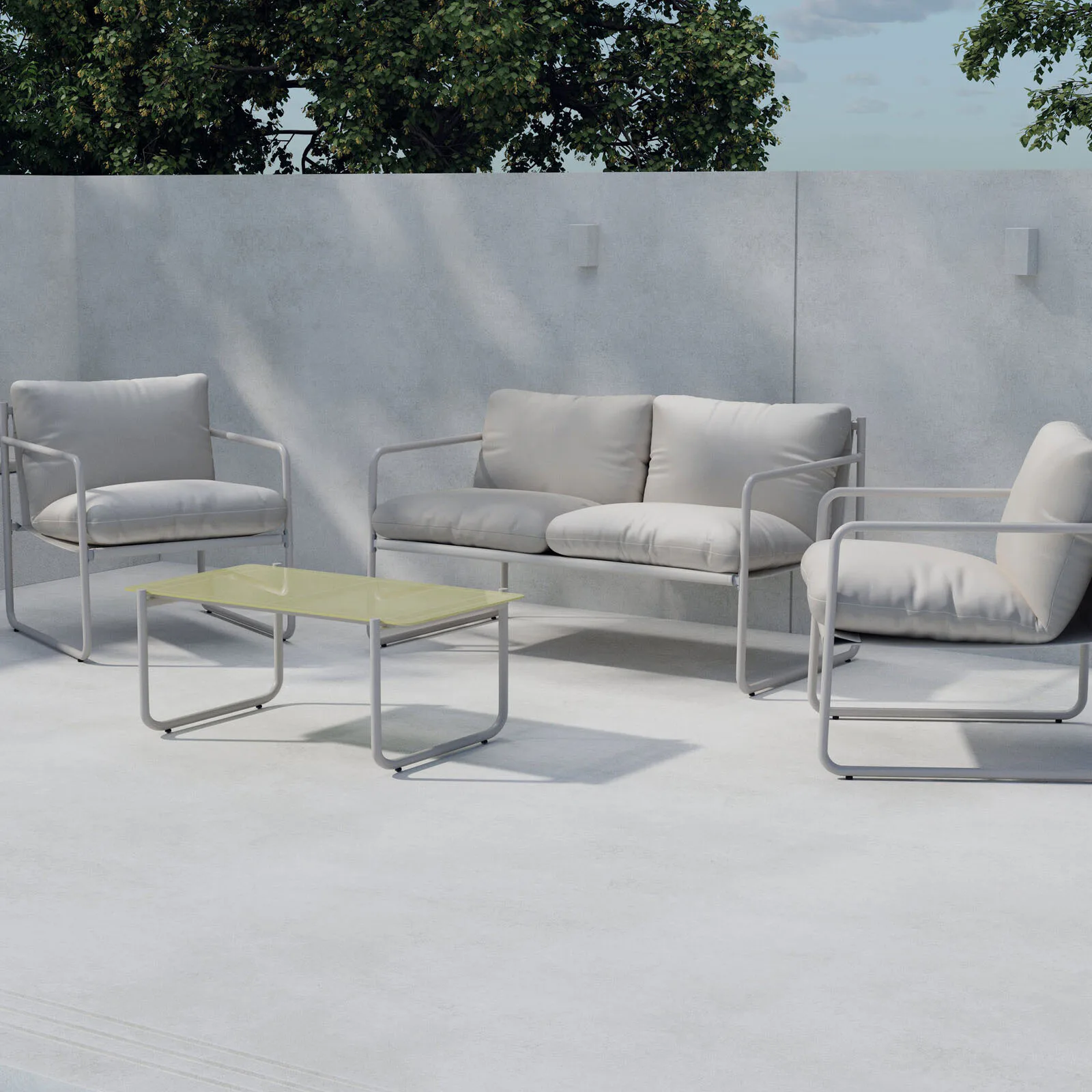 Soffgrupp Venture Home Thassos Utomhus med Dynor