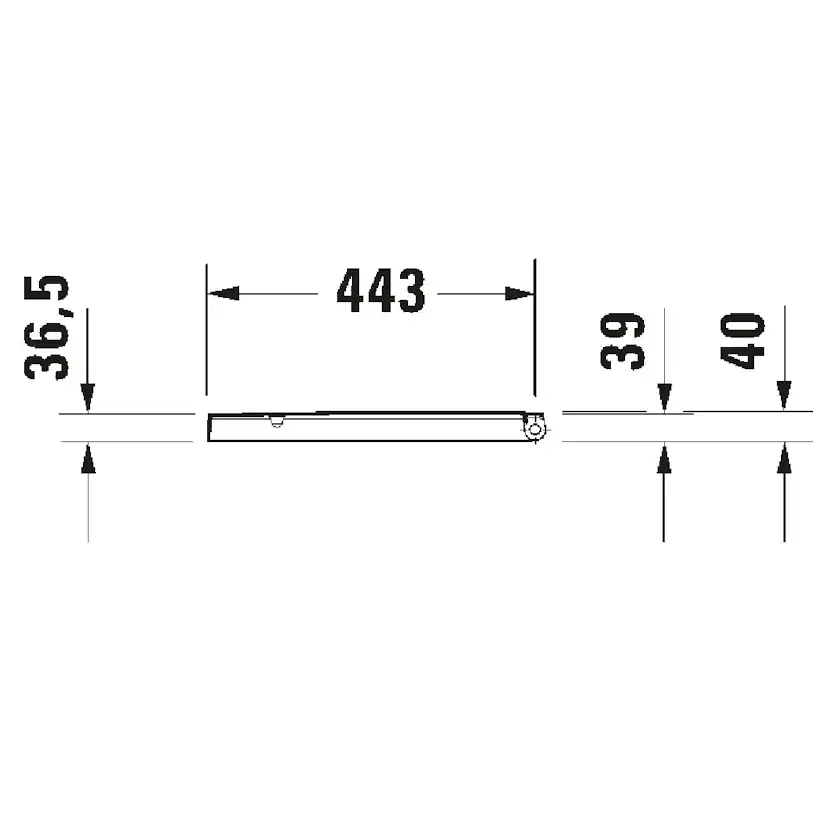 Toalettsits Duravit Me by Starck 002009 Mjukstängande