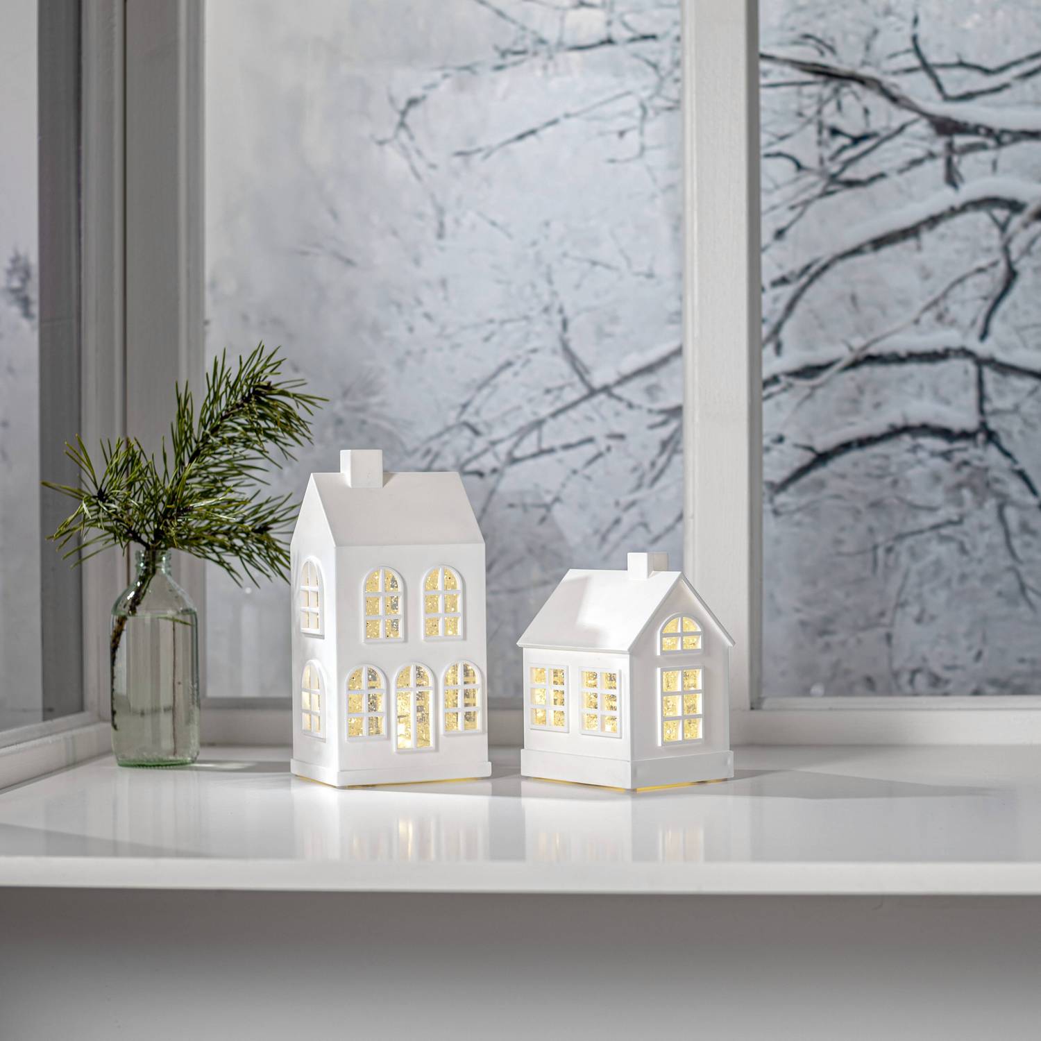 Inomhusdekoration Star Trading Vinter Hus