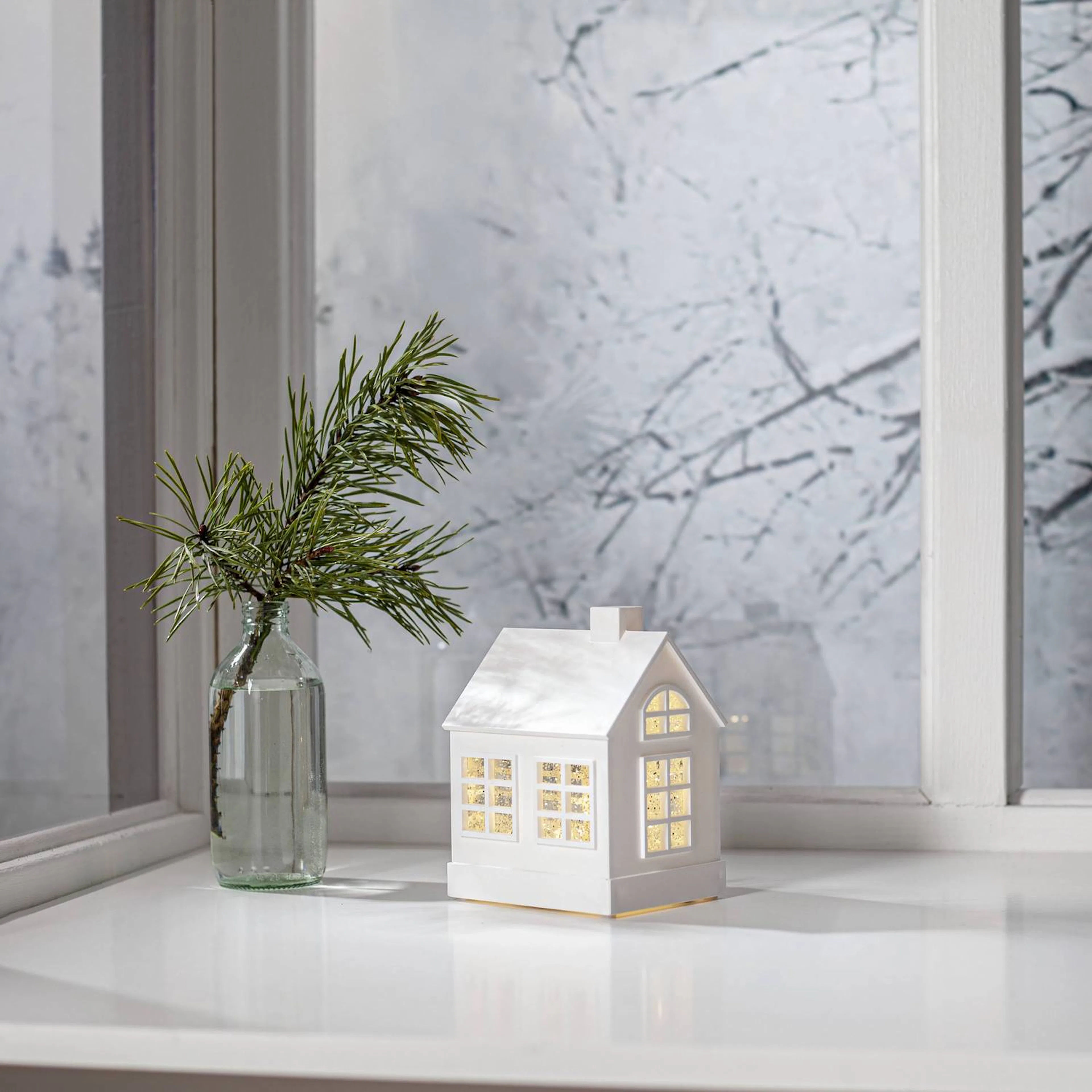 Inomhusdekoration Star Trading Vinter Hus