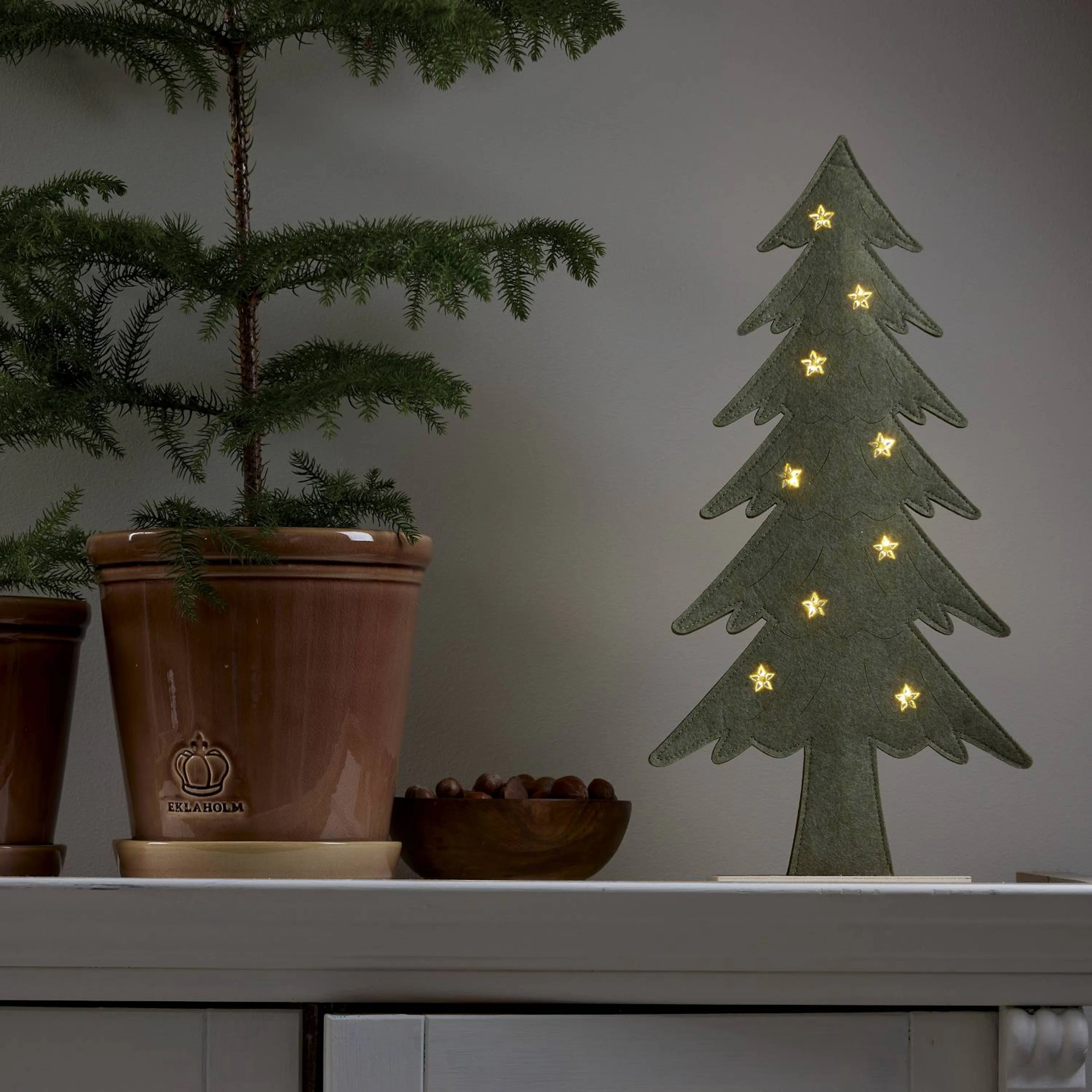 Inomhusdekoration Star Trading Fabbe Gran