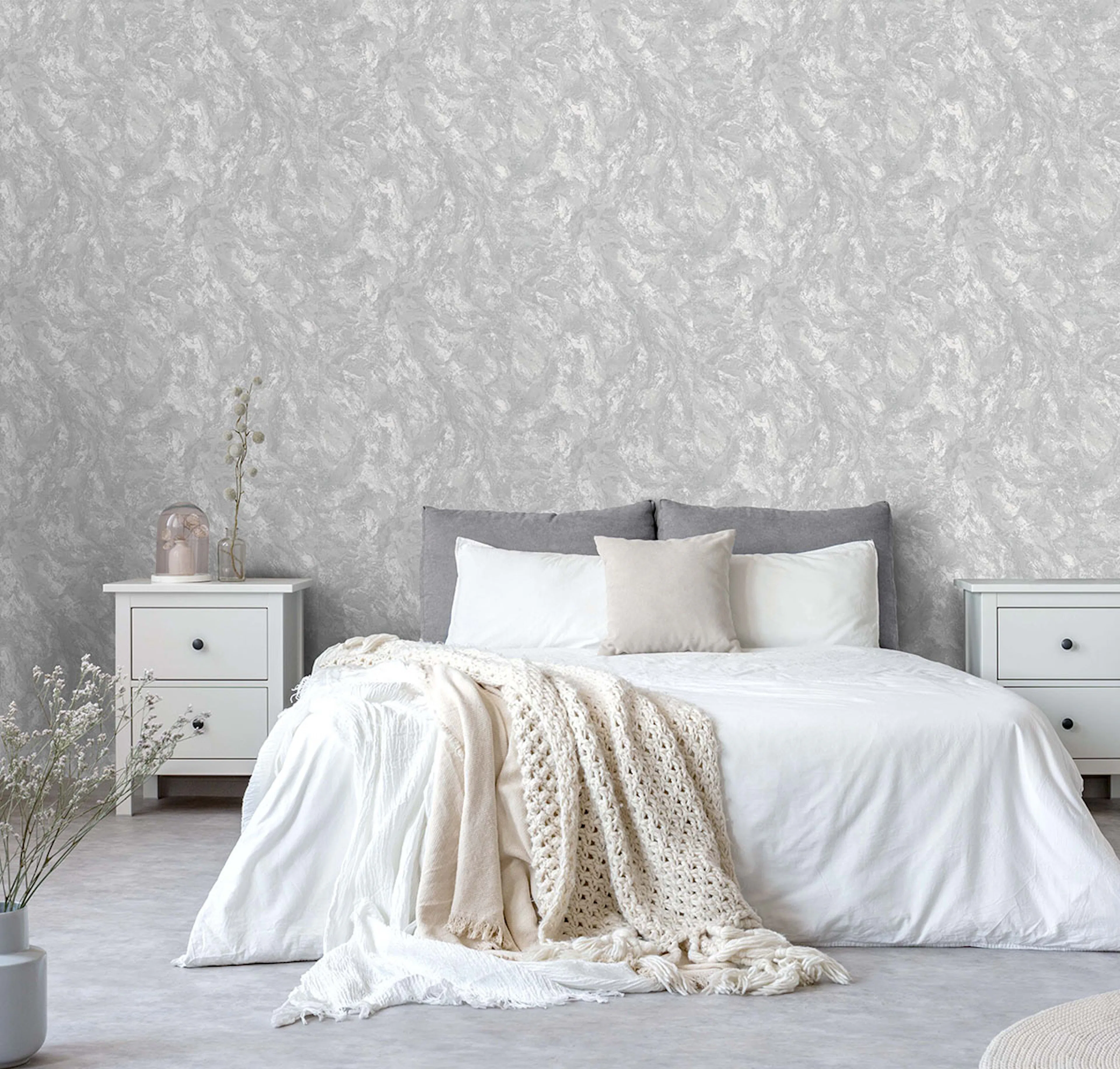 Tapet Holden Alchemy Calacatta Marble Bead Grey 99371