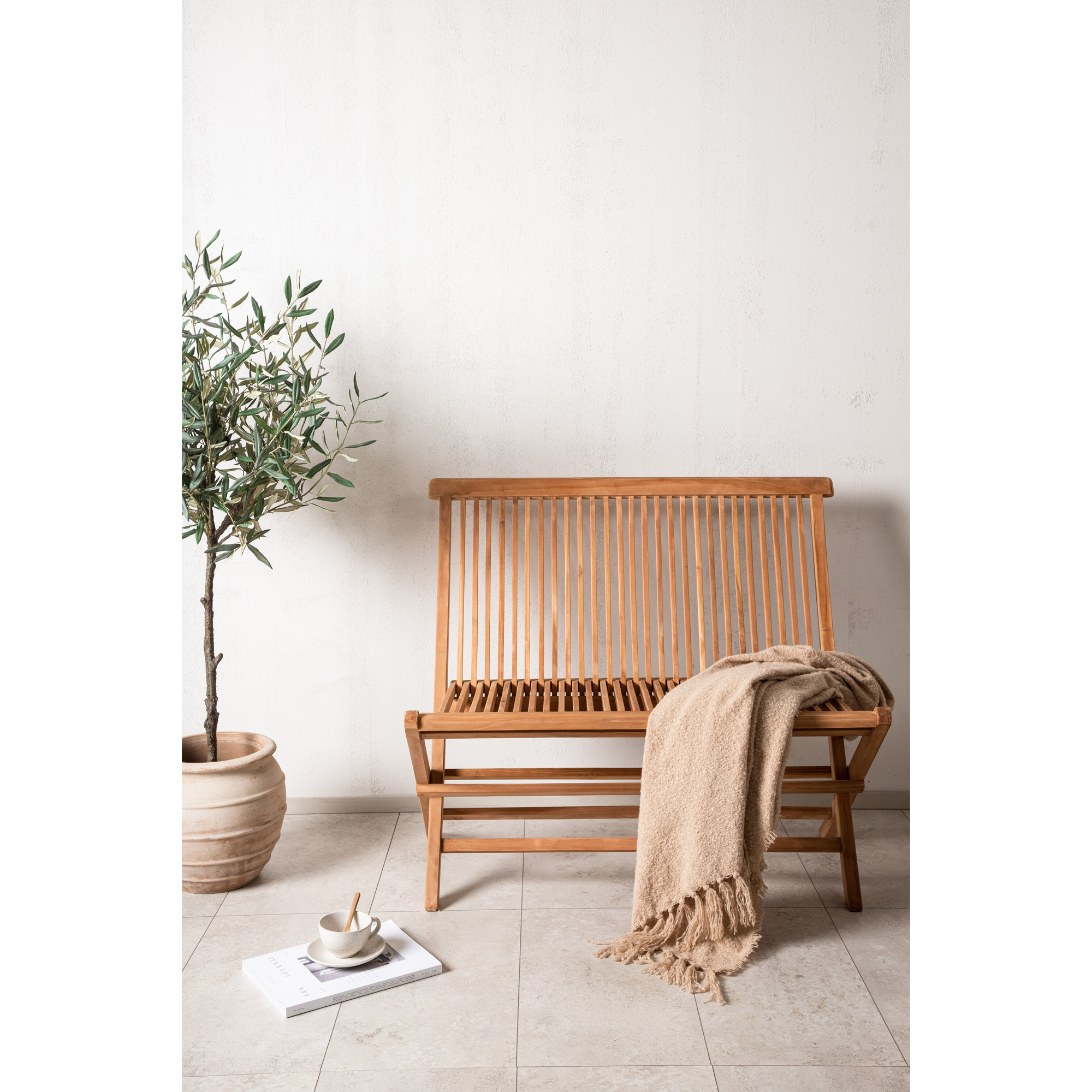 Bänksoffa Venture Home Ghana Fällbar Teak Soffa