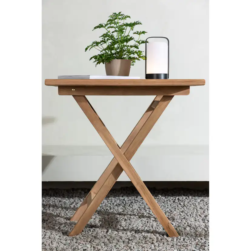 Cafébord Venture Home Kenya Teak Fällbart 70x70