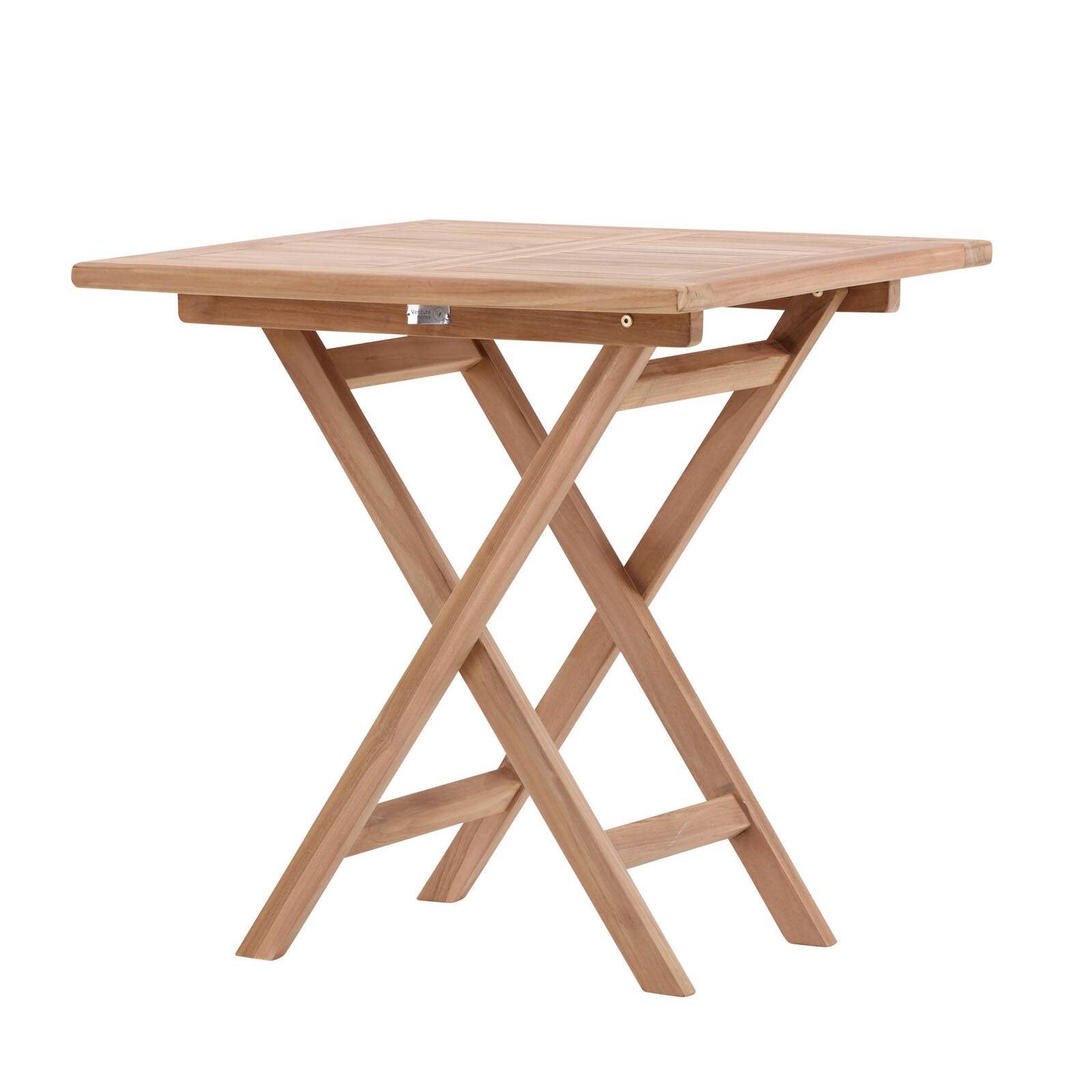 Cafébord Venture Home Kenya Teak Fällbart 70x70