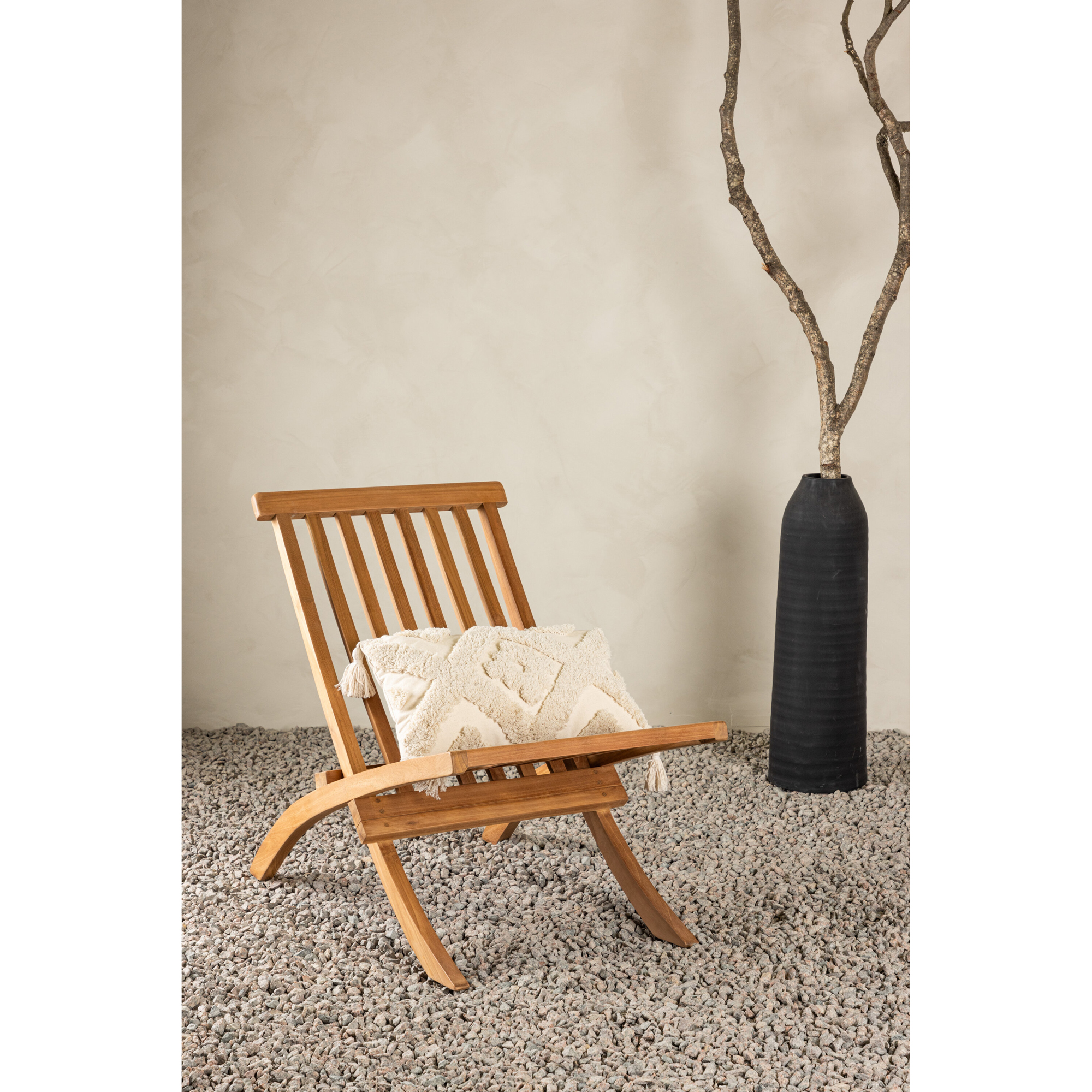 Fåtölj Venture Home Kenya Teak Fällbar