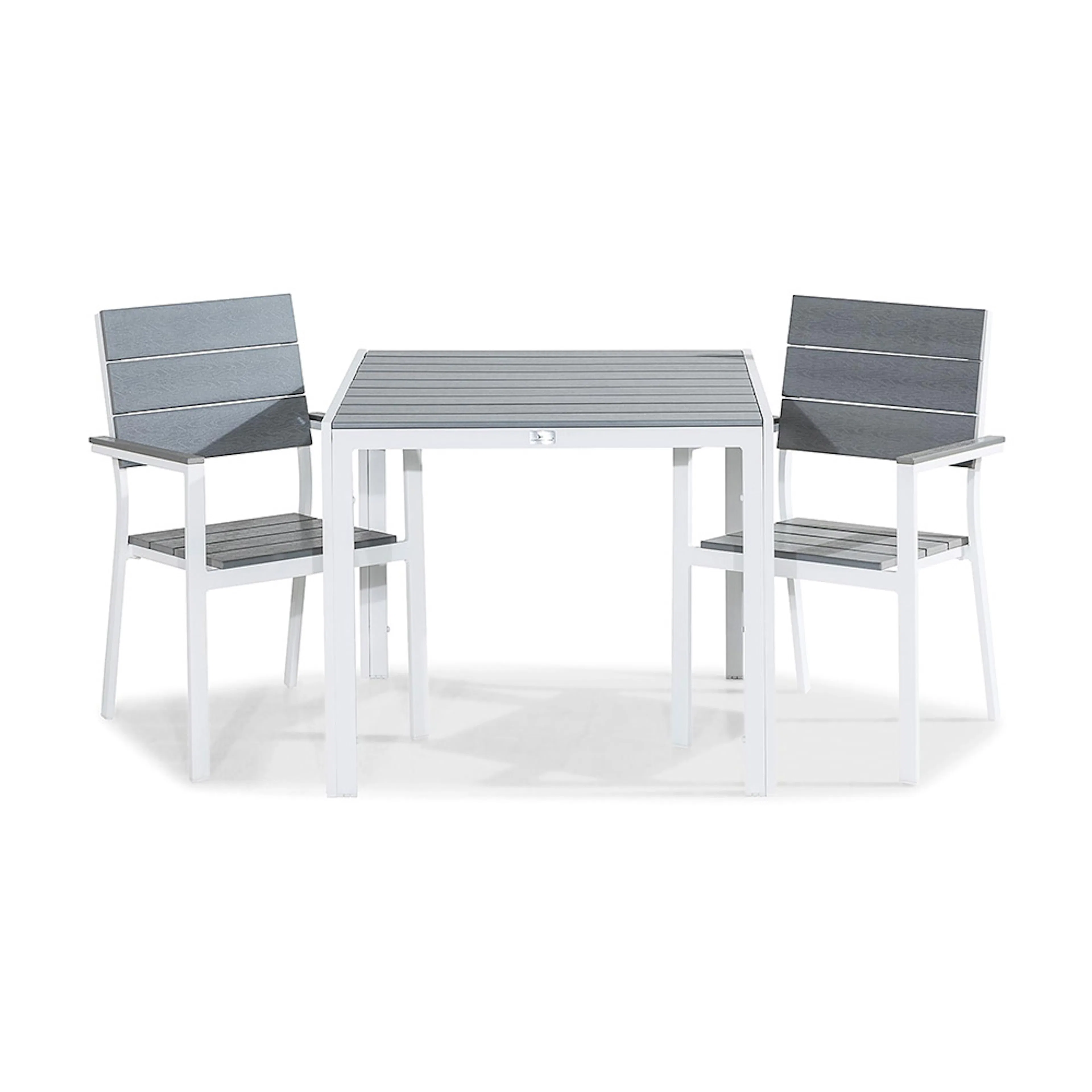 Matgrupp Utomhus Comfort Garden Tunis 90 med 2 StapelTrädgårdsstolar