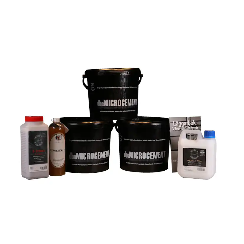 Microcement Design By Cement Färdigblandad Golv