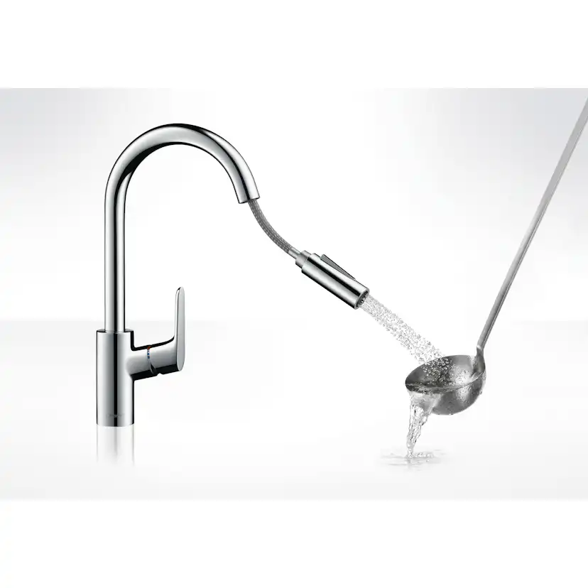 Köksblandare Hansgrohe Focus med Utdragbar Pip
